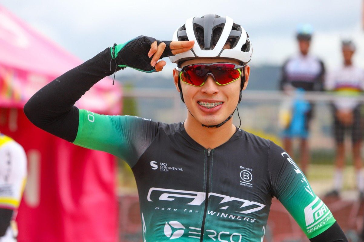 Diego Pescador a sus 19 años dará el salto a Europa para competir con una de las escuadras más importante del World Tour - crédito Eder Garcés / GW Erco Shimano