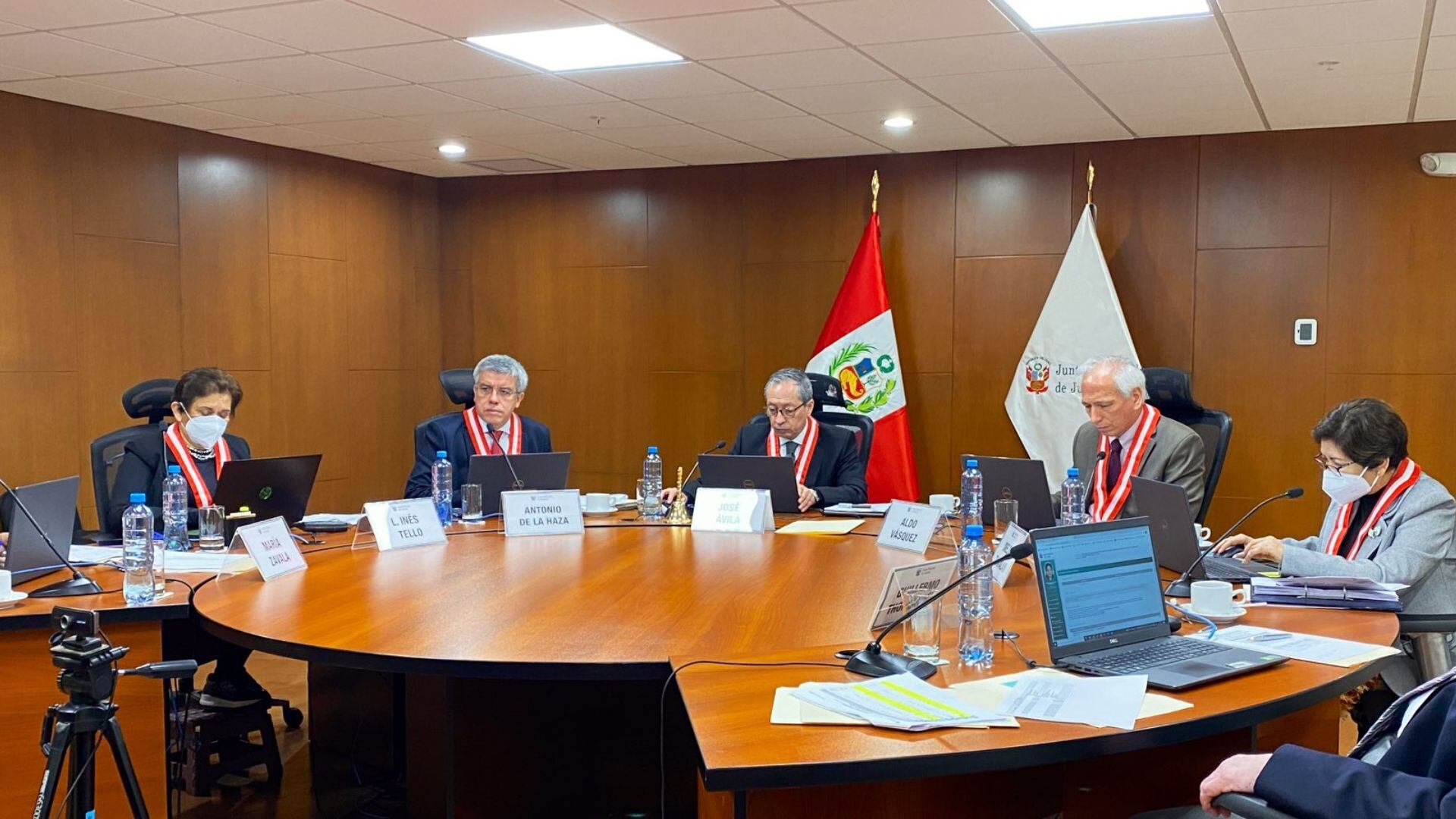 Pleno de la Junta Nacional de Justicia convocada para este jueves 21 en el Congreso. Foto: JNJ