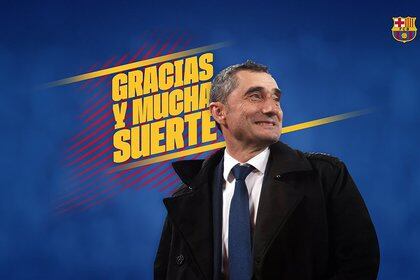 La despedida de Ernesto Valverde generó malestar en Messi y su entorno