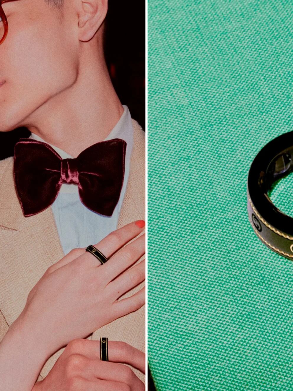 Así es el primer anillo inteligente de Gucci en colaboración con ŌURA