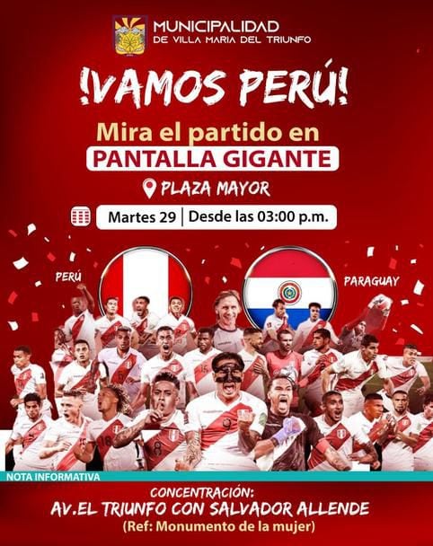 Where to watch the Peru vs. Paraguay on the big screen