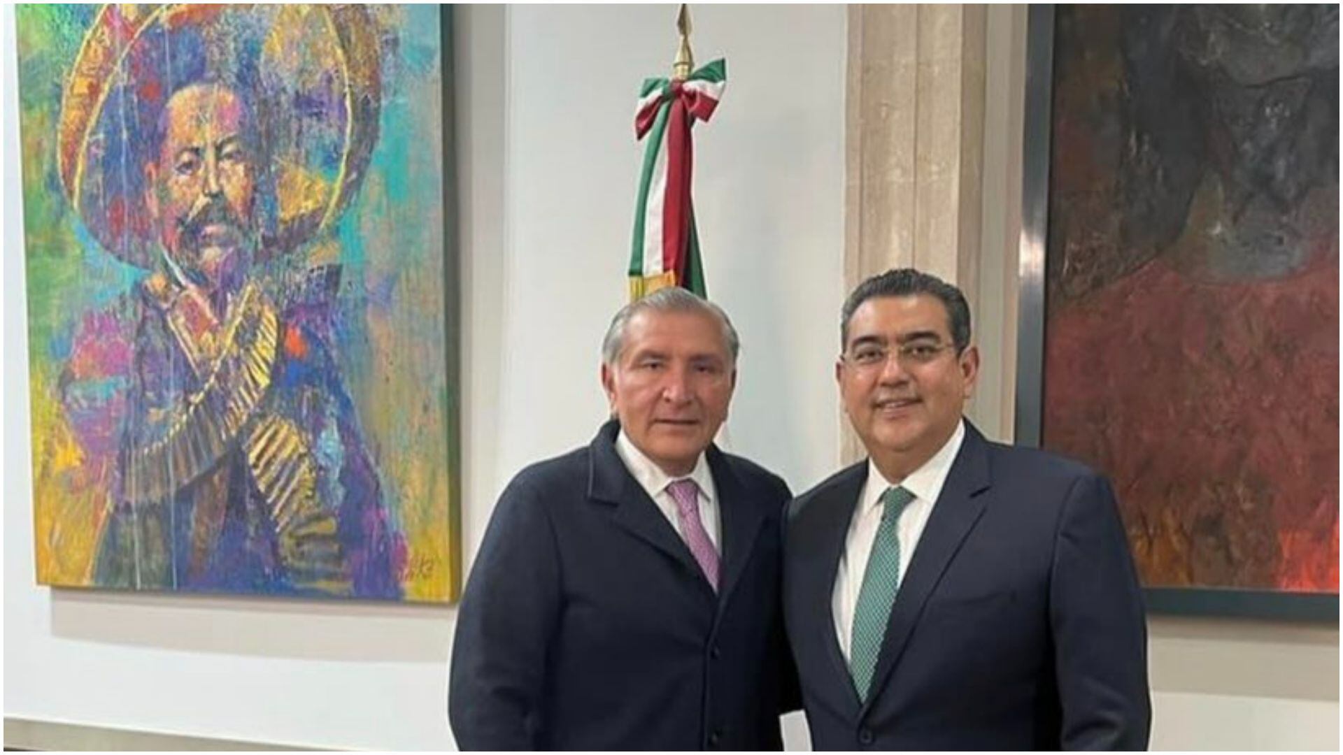 Adán Augusto Se Reunió Con Sergio Salomón Nuevo Gobernador De Puebla Y Ratificó Compromiso Con 6907