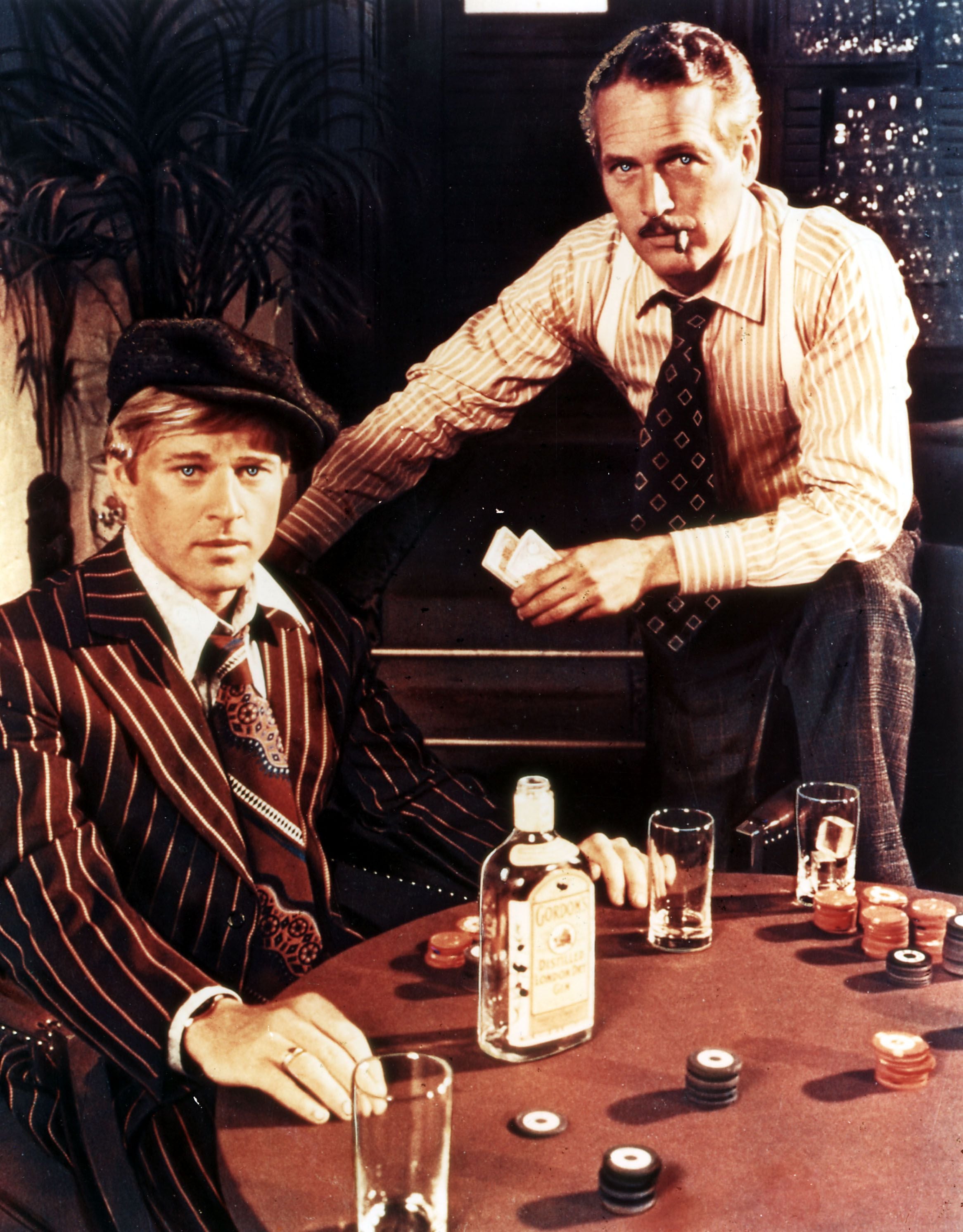 Robert Redford y Paul Newman en "El Golpe" (Crédito: Moviestore / Shutterstock)