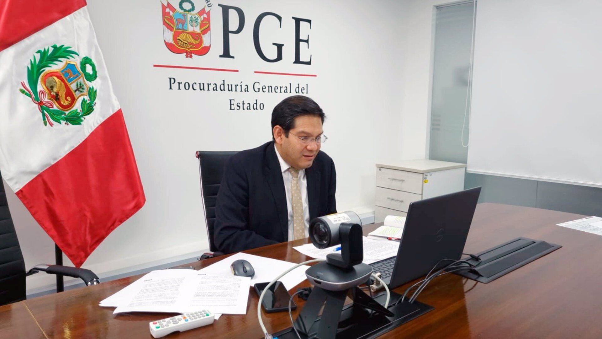 26/04/2024 El procurador general de Perú, Javier Pacheco Palacios.
POLITICA 
PROCURADURÍA GENERAL DE PERÚ
