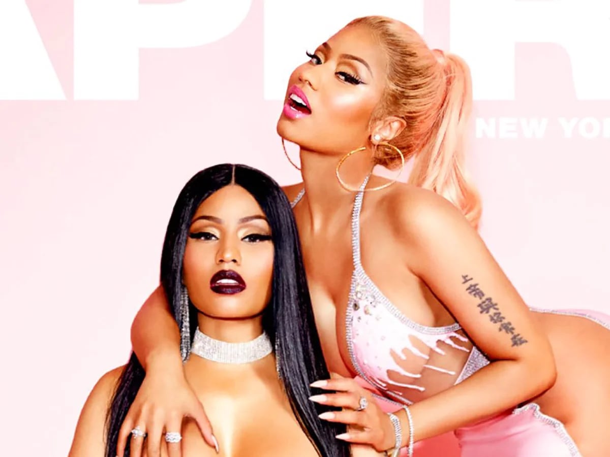 La polémica portada con la que la rapera Nicki Minaj pretende ganarle el  duelo hot a Kim Kardashian - Infobae