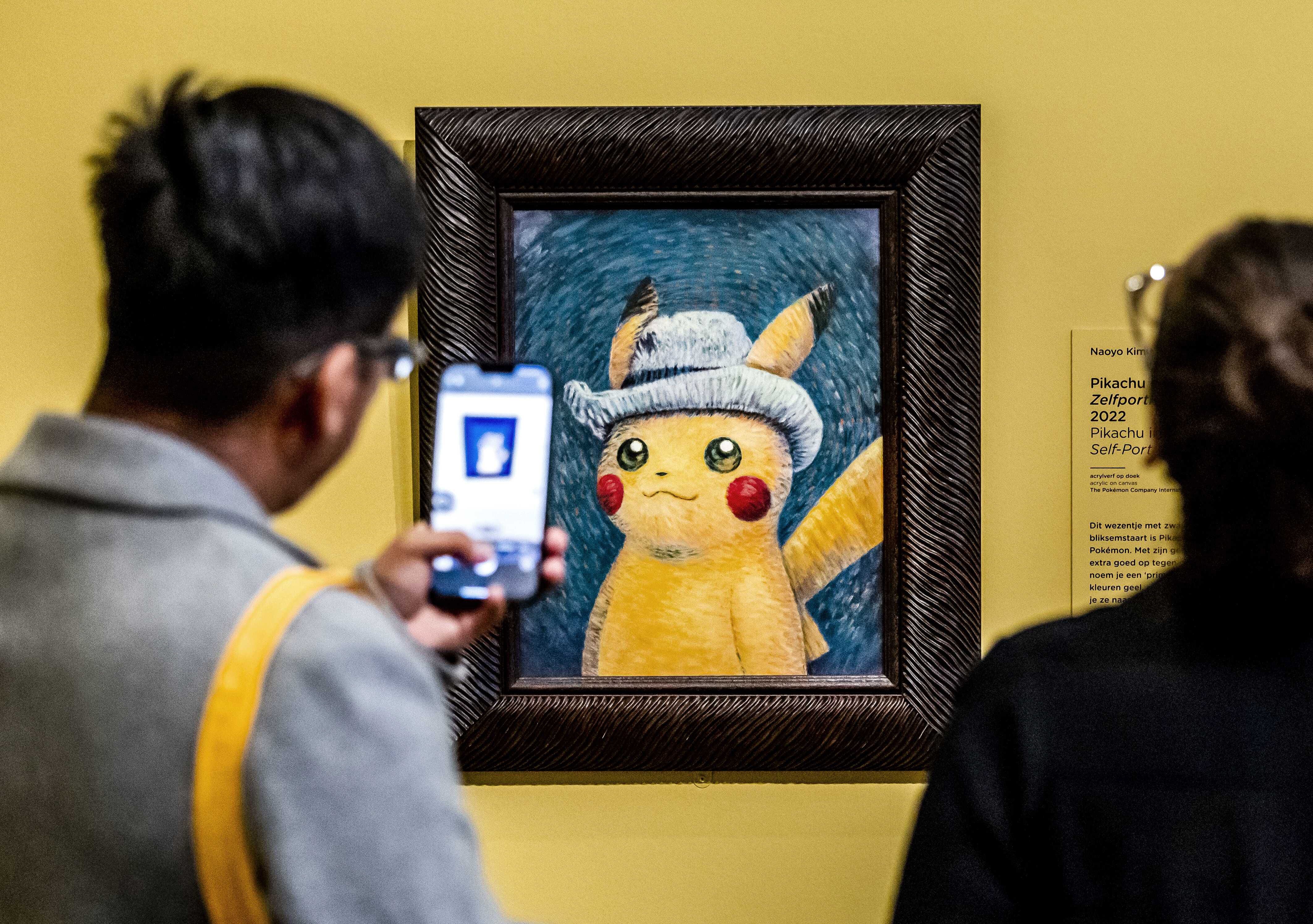 El Museo Van Gogh colabora con Pokemon para hacer varias pinturas inspiradas en el pintor (EFE/EPA/REMKO DE WAAL)