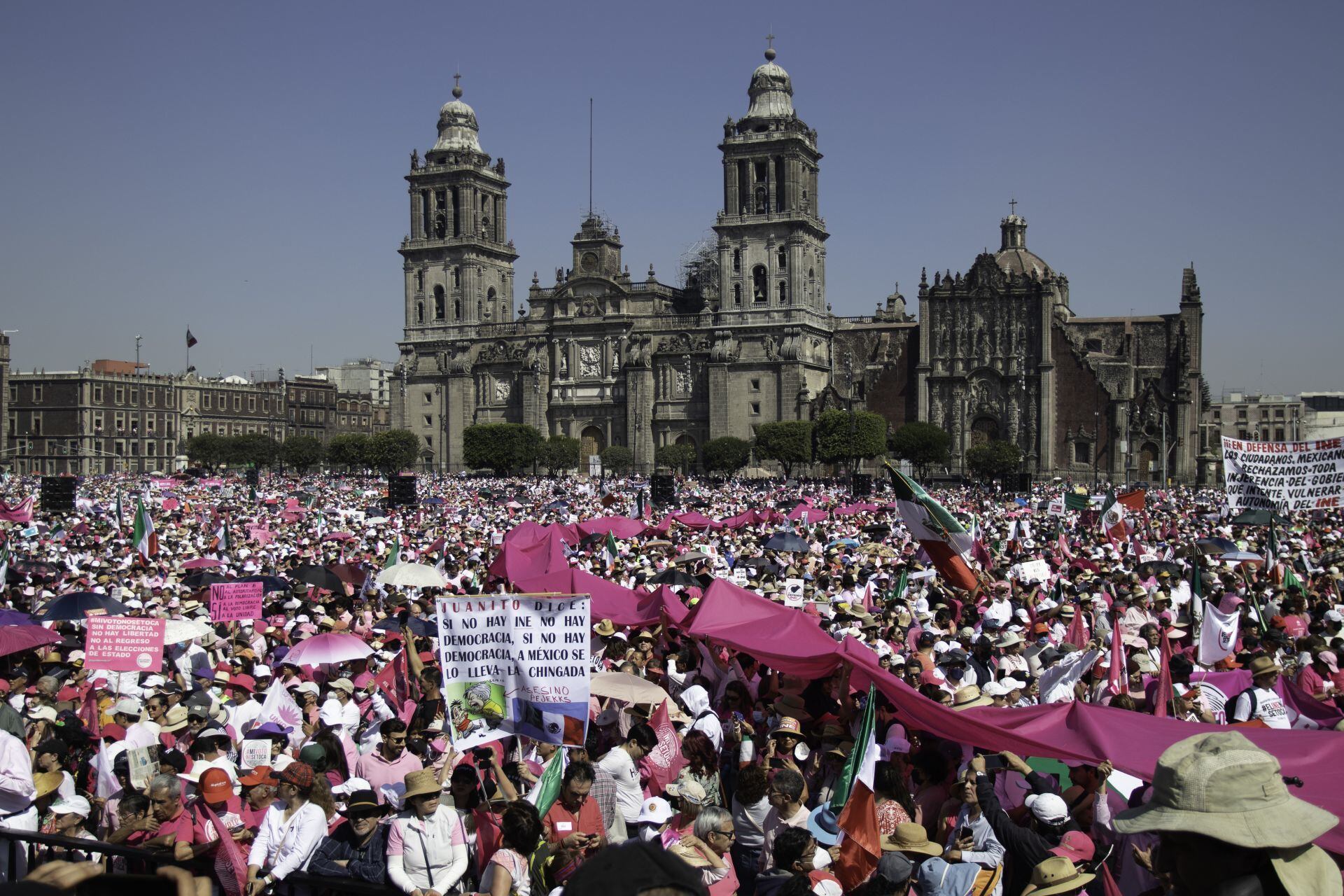 Marcha INE, INE, Democrácía, 26 de febrero de 2023,