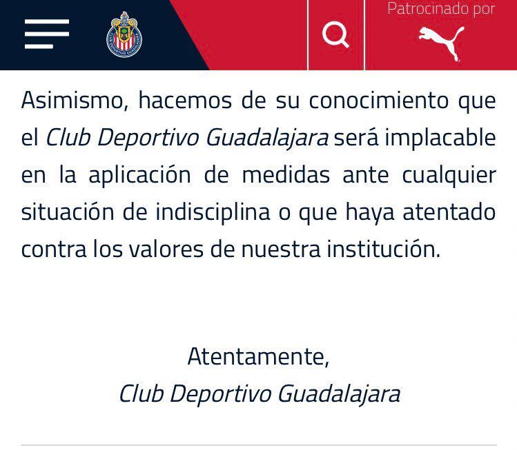 (Foto: Club Deportivo Guadalajara)