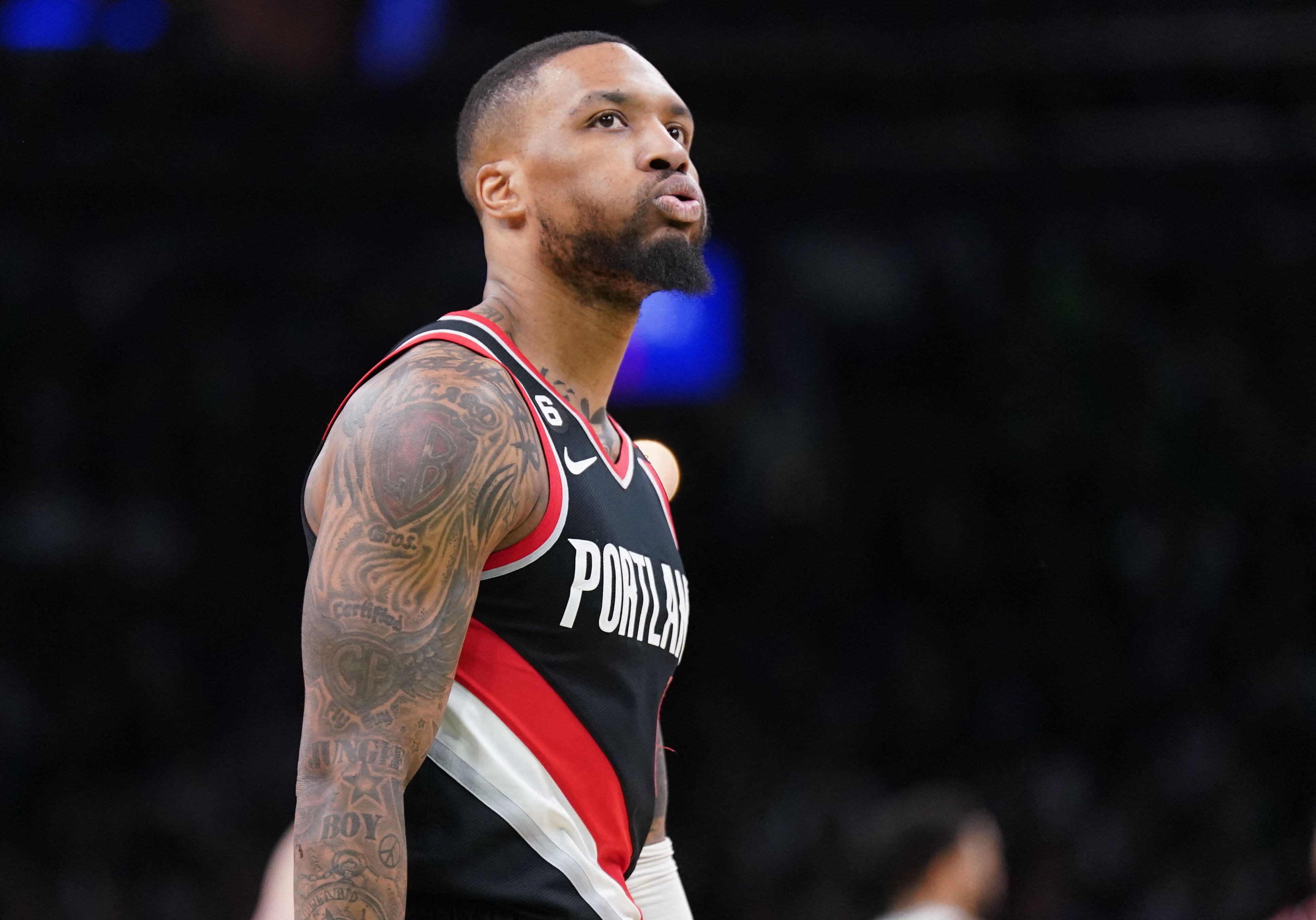 Damian Lillard cuando jugaba en Portland (David Butler II-USA TODAY Sports)