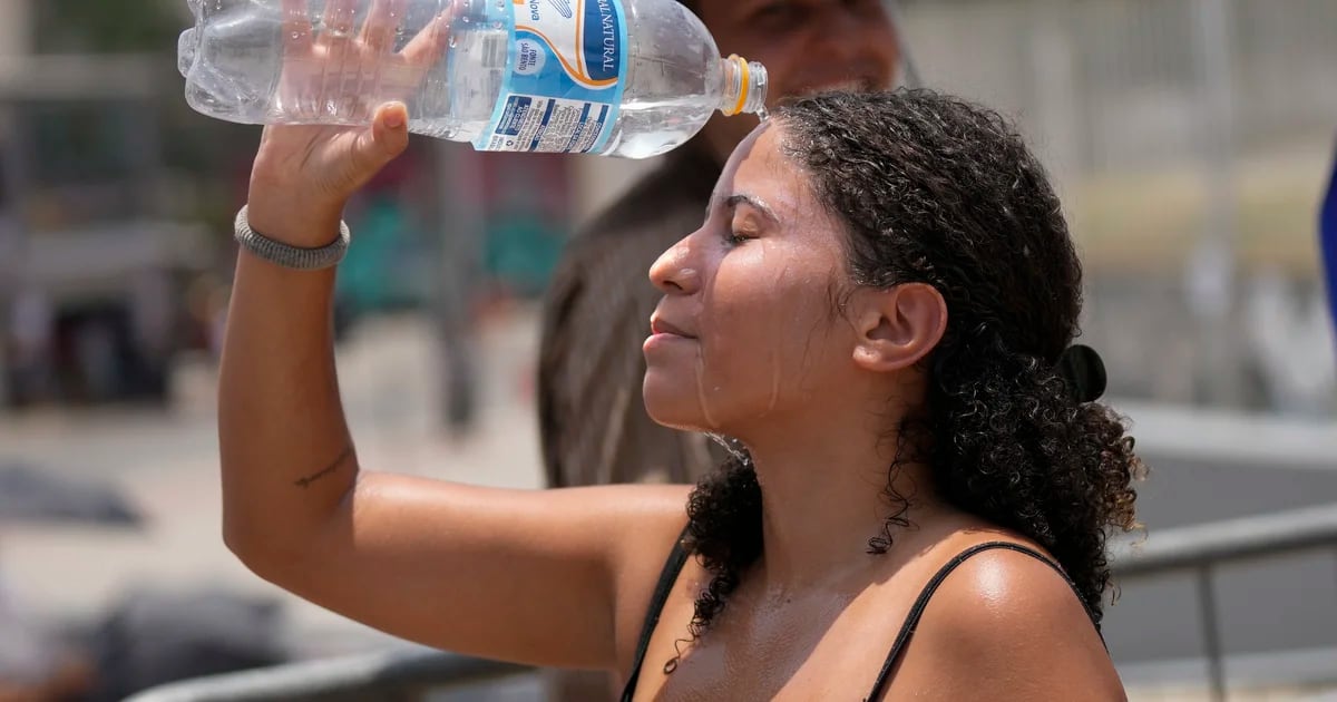 Scorching heat in Brazil: Rio de Janeiro recorded 59.7 degrees Celsius.