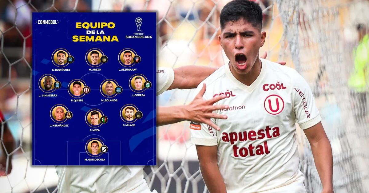 University: Piero Quispe is in the ideal eleven of the Conmebol of the Copa Sudamericana