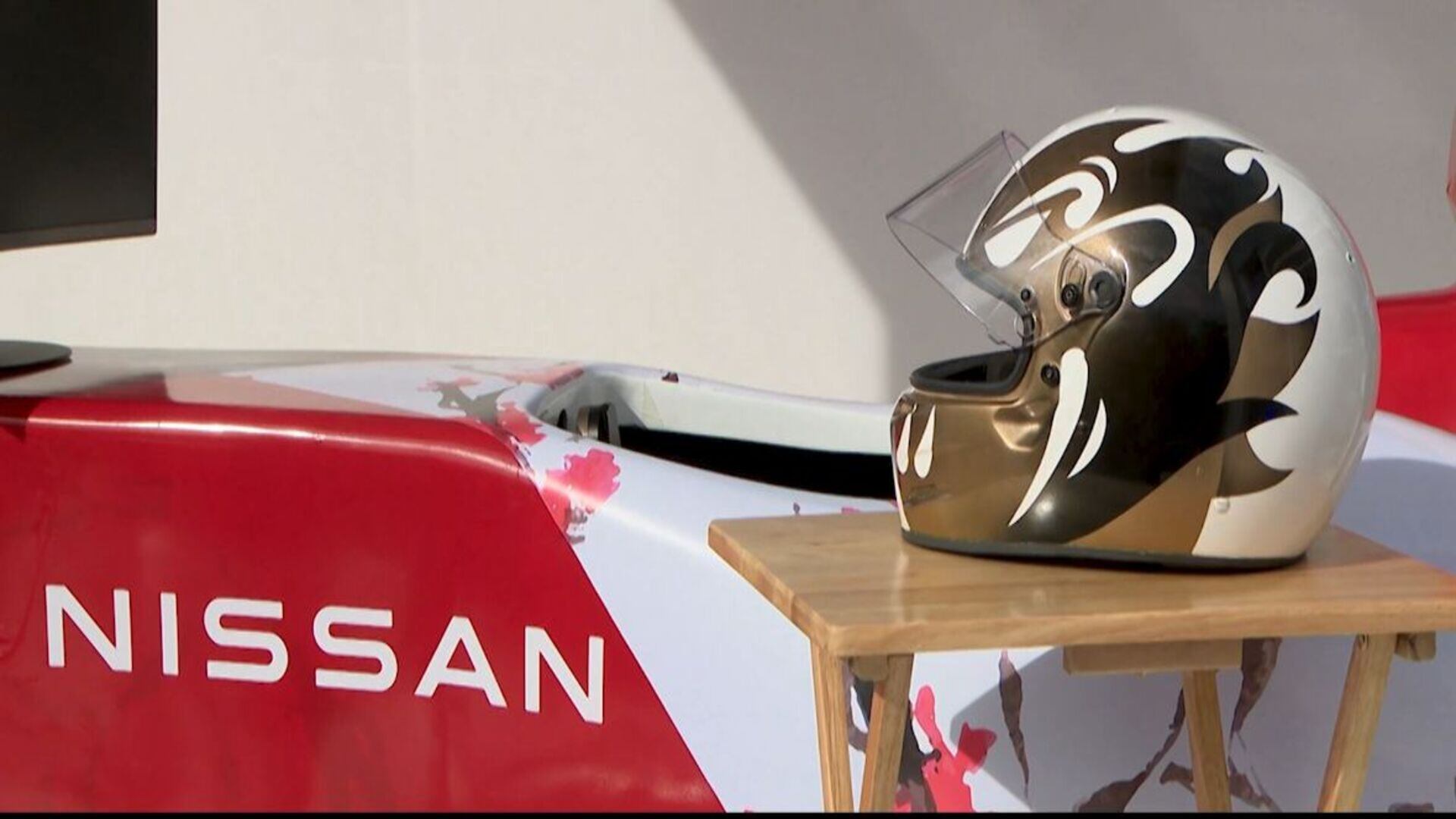 Nissan Emotion Helmet, casco que muestra del uso de la tecnología en el ramo automotriz. (Cortesía Nissan)