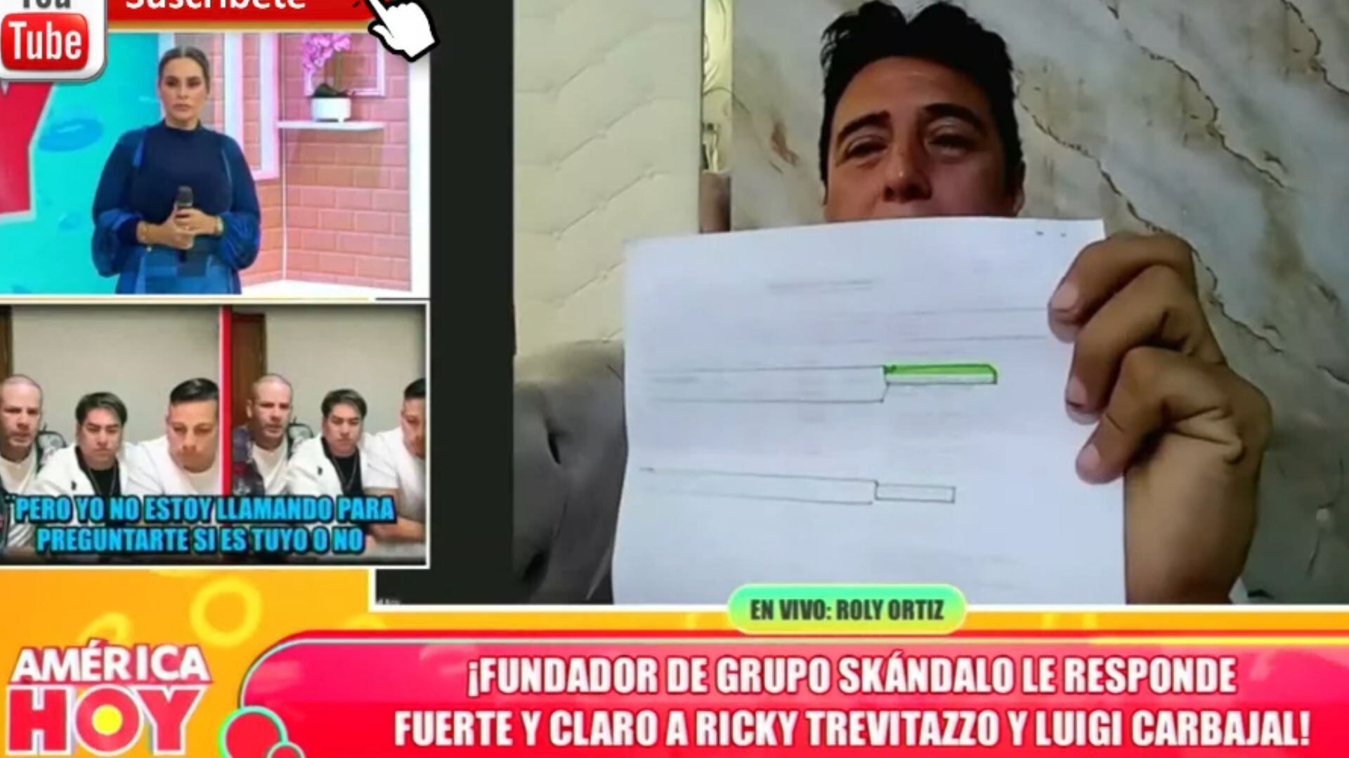 Roly Ortiz asegura que registró nombre de la marca Skándalo desde 1993. América Hoy.