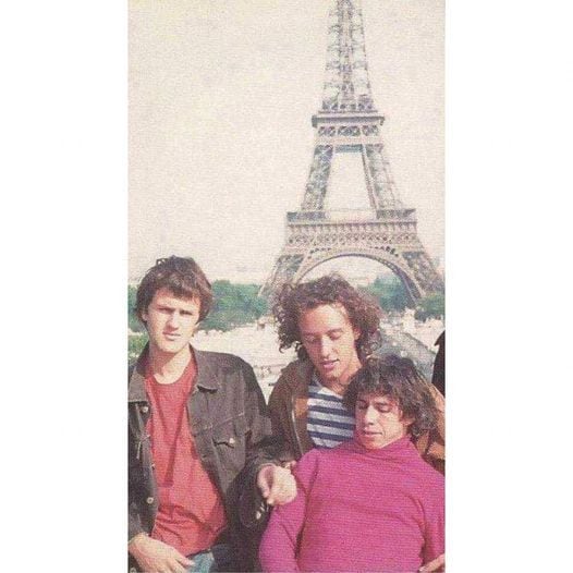 Andrés Ciro, Dani Buira y Micky Rodríguez en París, Francia. Mayo de 1991