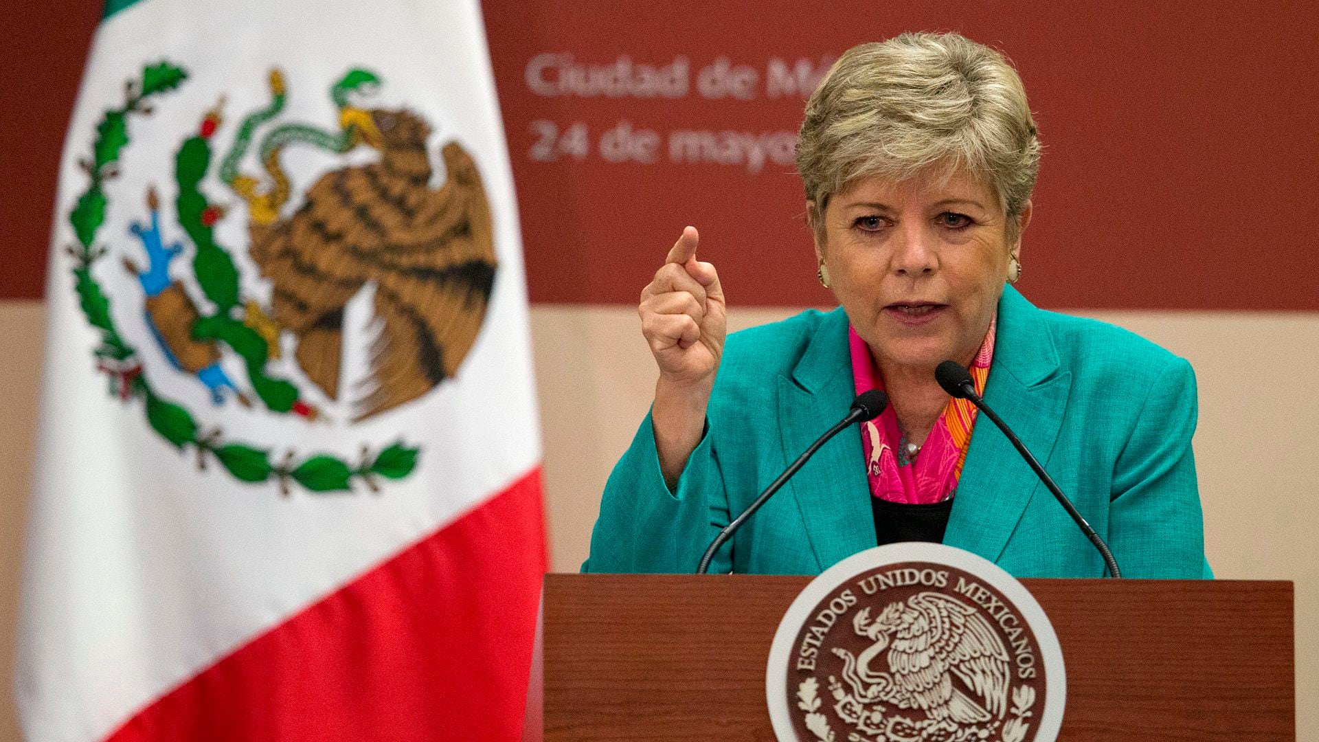 The chancellor will take charge of the file, on the orders of President López Obrador.  (PA)