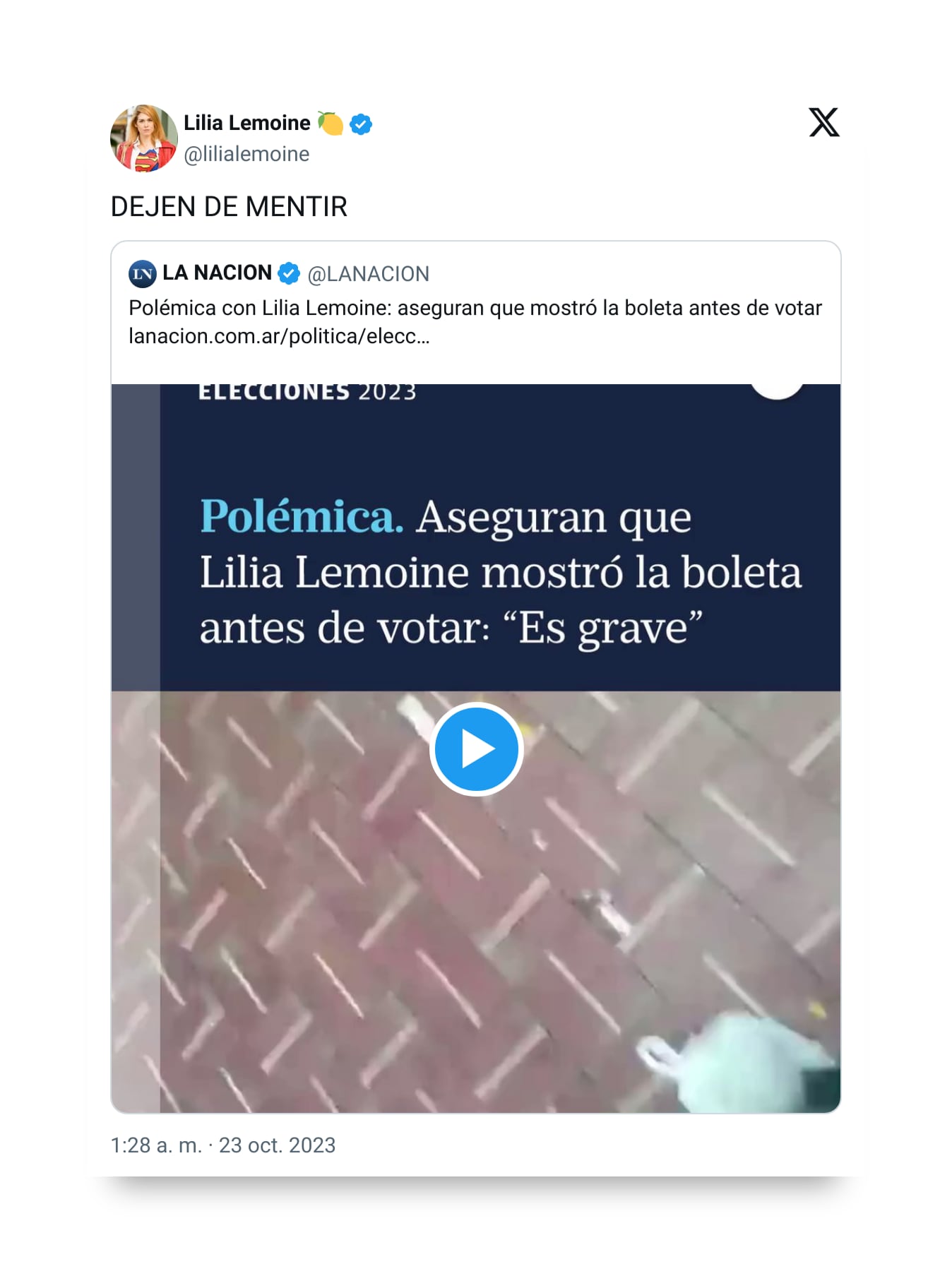 "Dejen de mentir", dijo Lilia sobre su video viral  