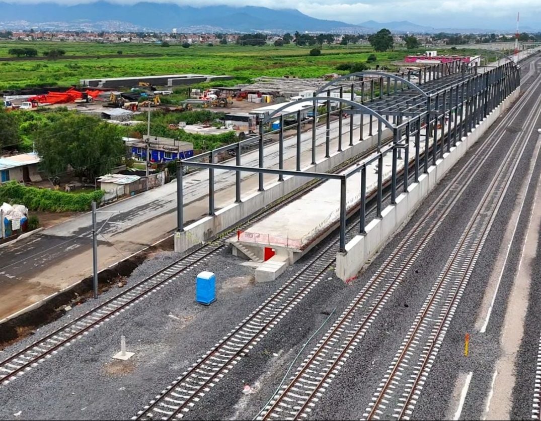 Así luce la estación Nextlalpan del Tren Suburbano - AIFA (X/ @SntVTC)