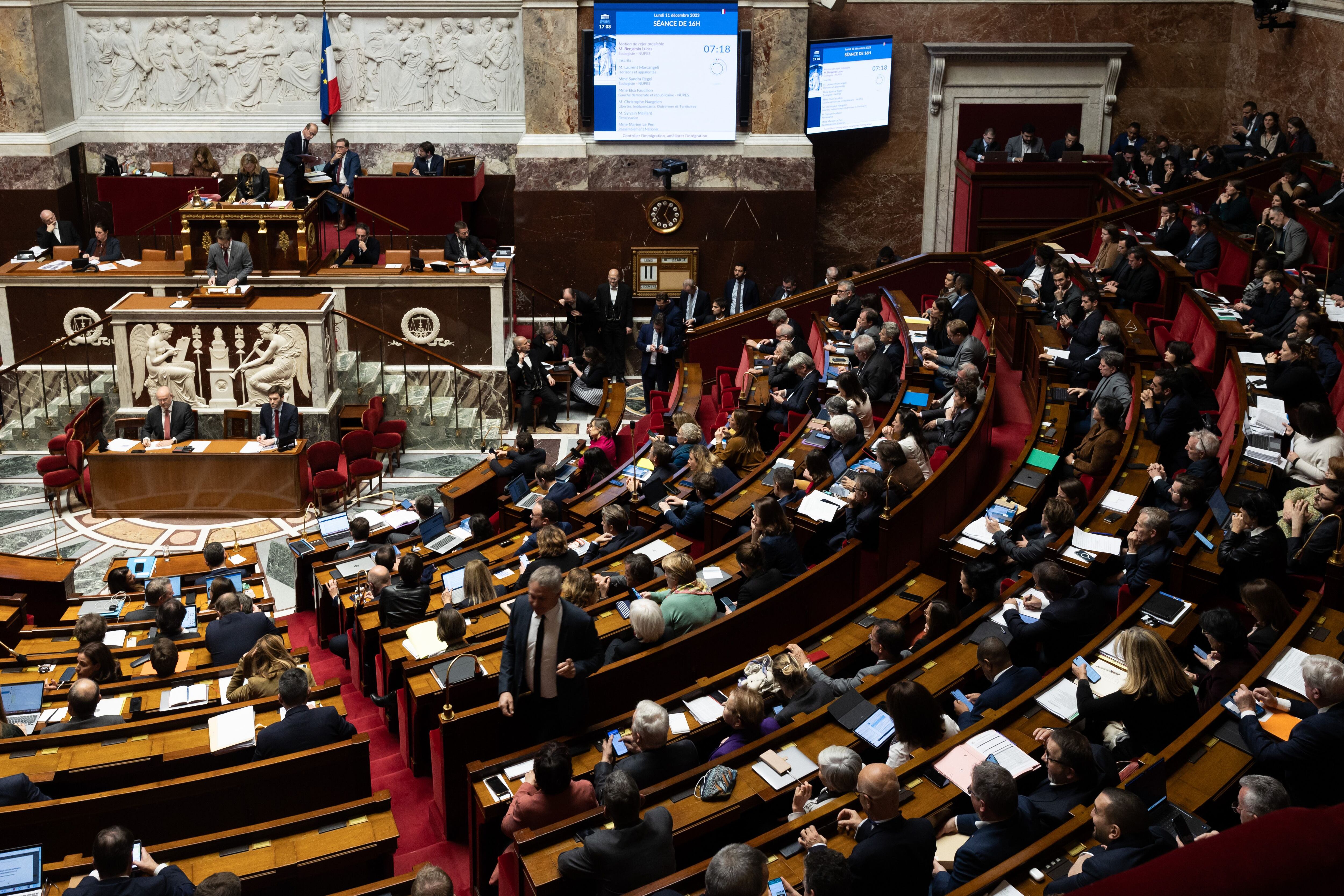 Fotografía de la Asamblea Nacional Francesa (Europa Press/Contacto/Alexis Sciard) 