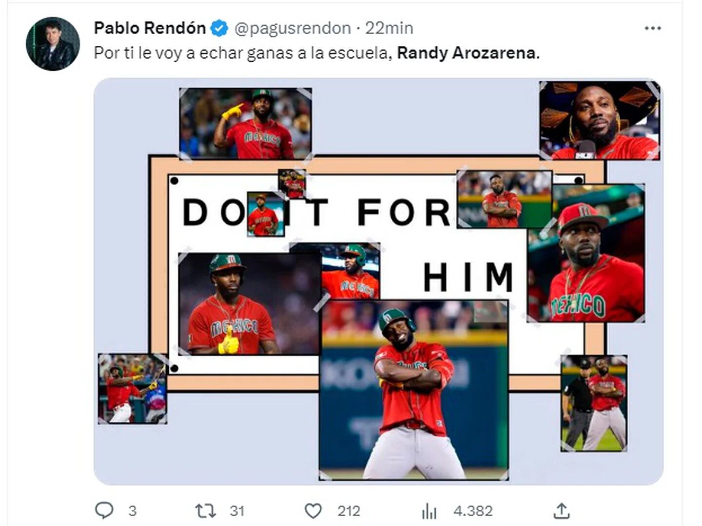 Randy Arozarena Earns Legendary Comparisons on Twitter, Mexico