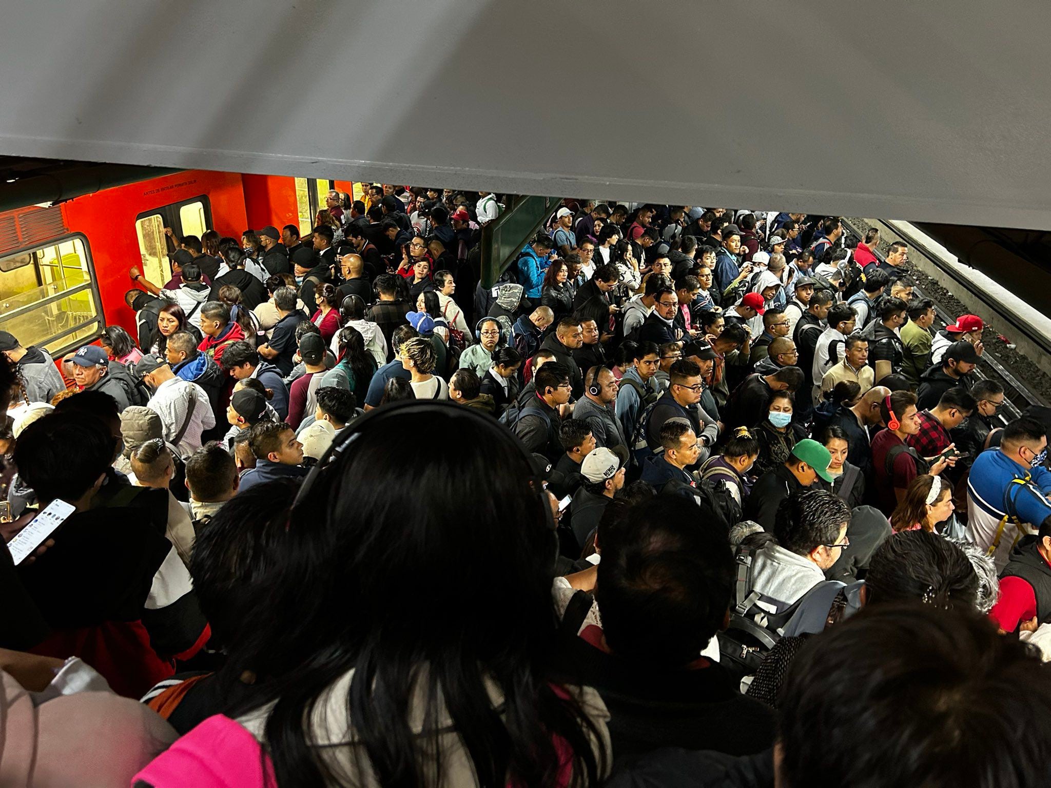 Estado en tiempo real de las diversas líneas del transporte subterráneo.