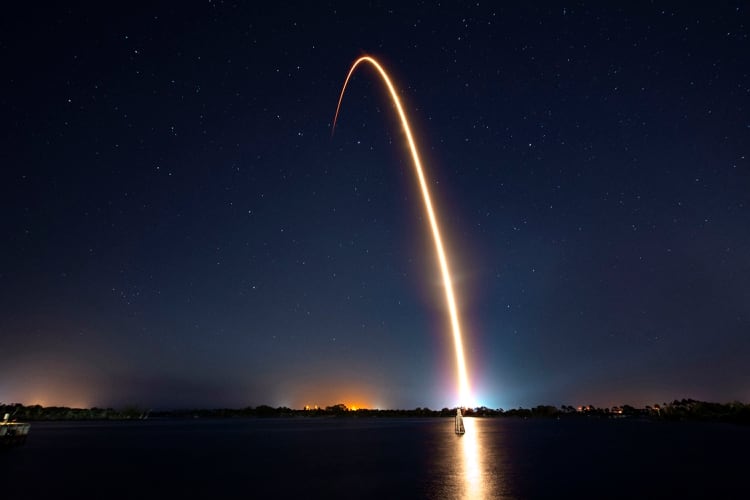La sonda fue lanzada por un cohete de SpaceX (HO / SPACEX / AFP)