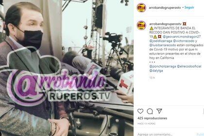 Poncho Lizárraga reportó infecciones por COVID-19 en la Banda El Recodo