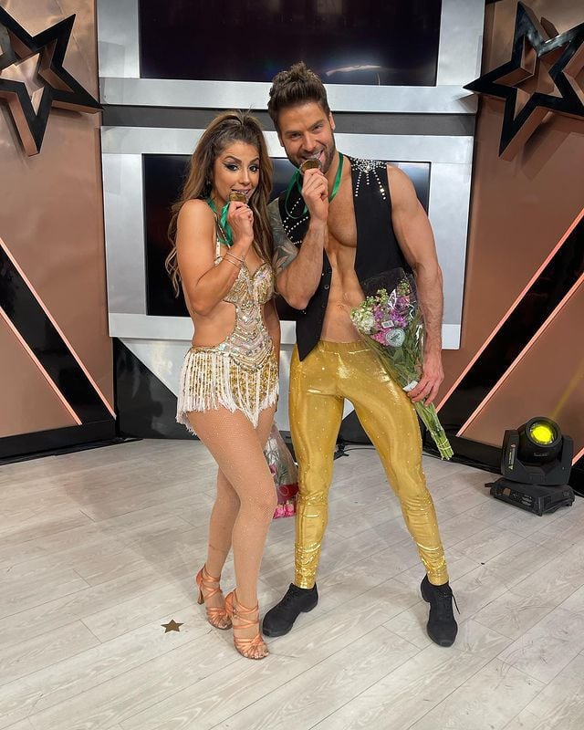 Jorge y Ferka comenzaron a ser cercanos a partir de "Las estrellas bailan en Hoy", donde él también conoció a varios de sus amigos del mundo del entretenimiento mexicano (Instagram/@jorgelosaactor)
