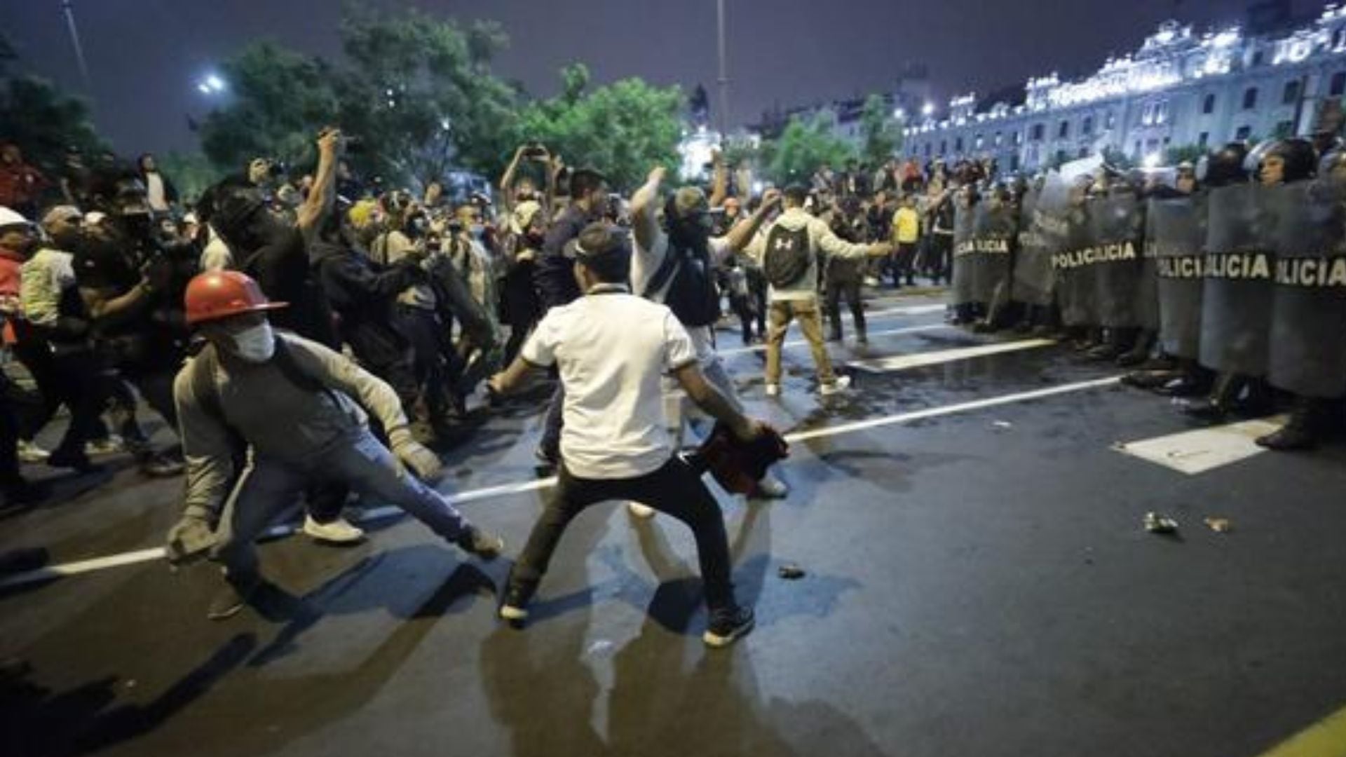 Protestantes detenidos por actos violentos serán procesados, adelantó la PNP. | GEC