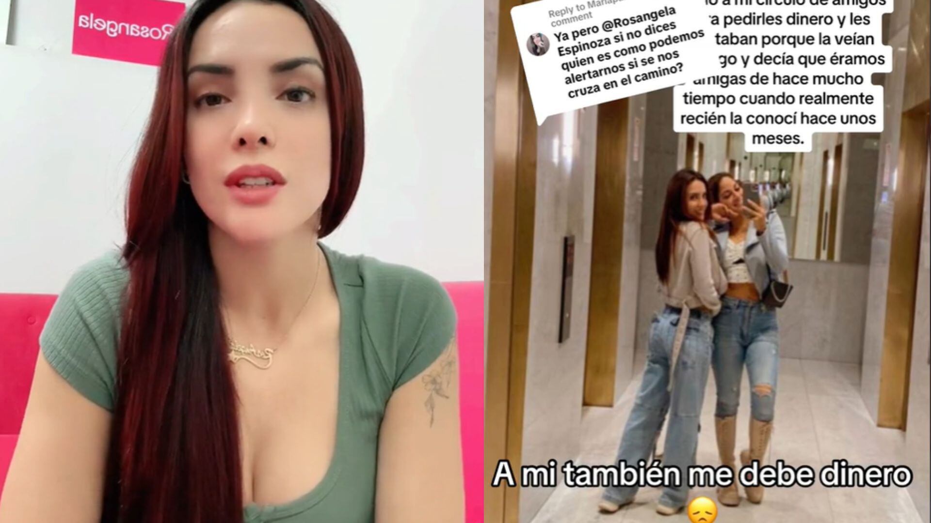 Rosángela Espinoza revela que examiga la estafó con dinero prestado. (TikTok)