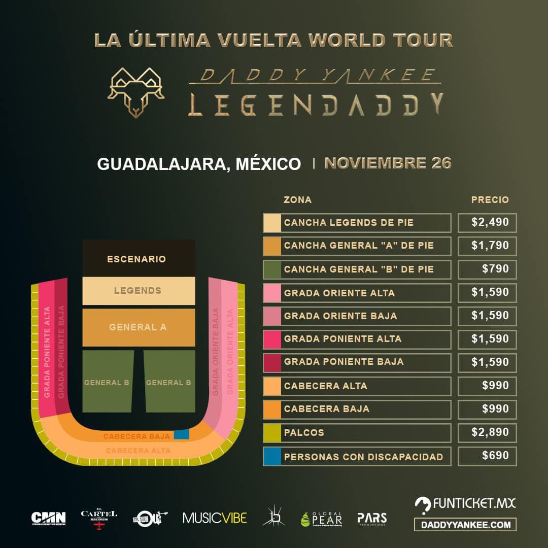Precios para los boletos de Guadalajara (Foto: Facebook/Fun Ticket)