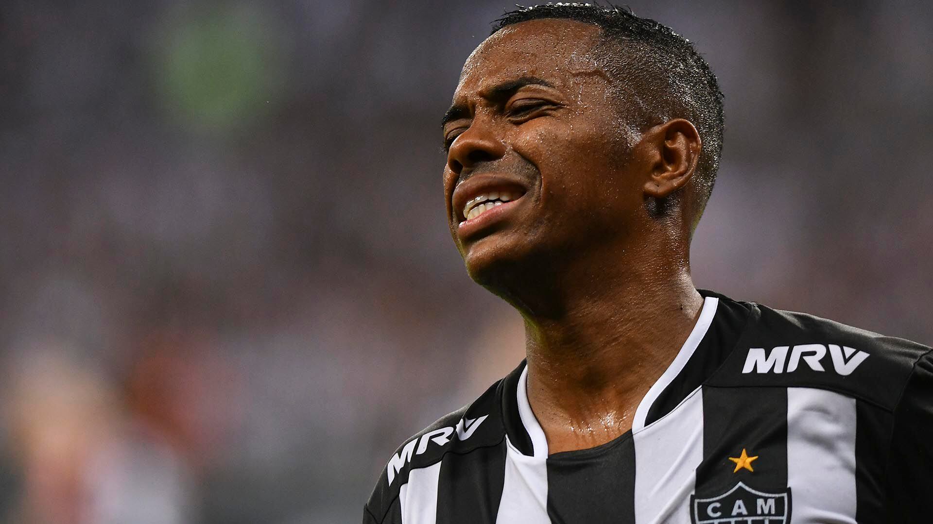 El brasileño Robinho durante su etapa en el Atlético Mineiro. (Photo by Pedro Vilela/Getty Images)