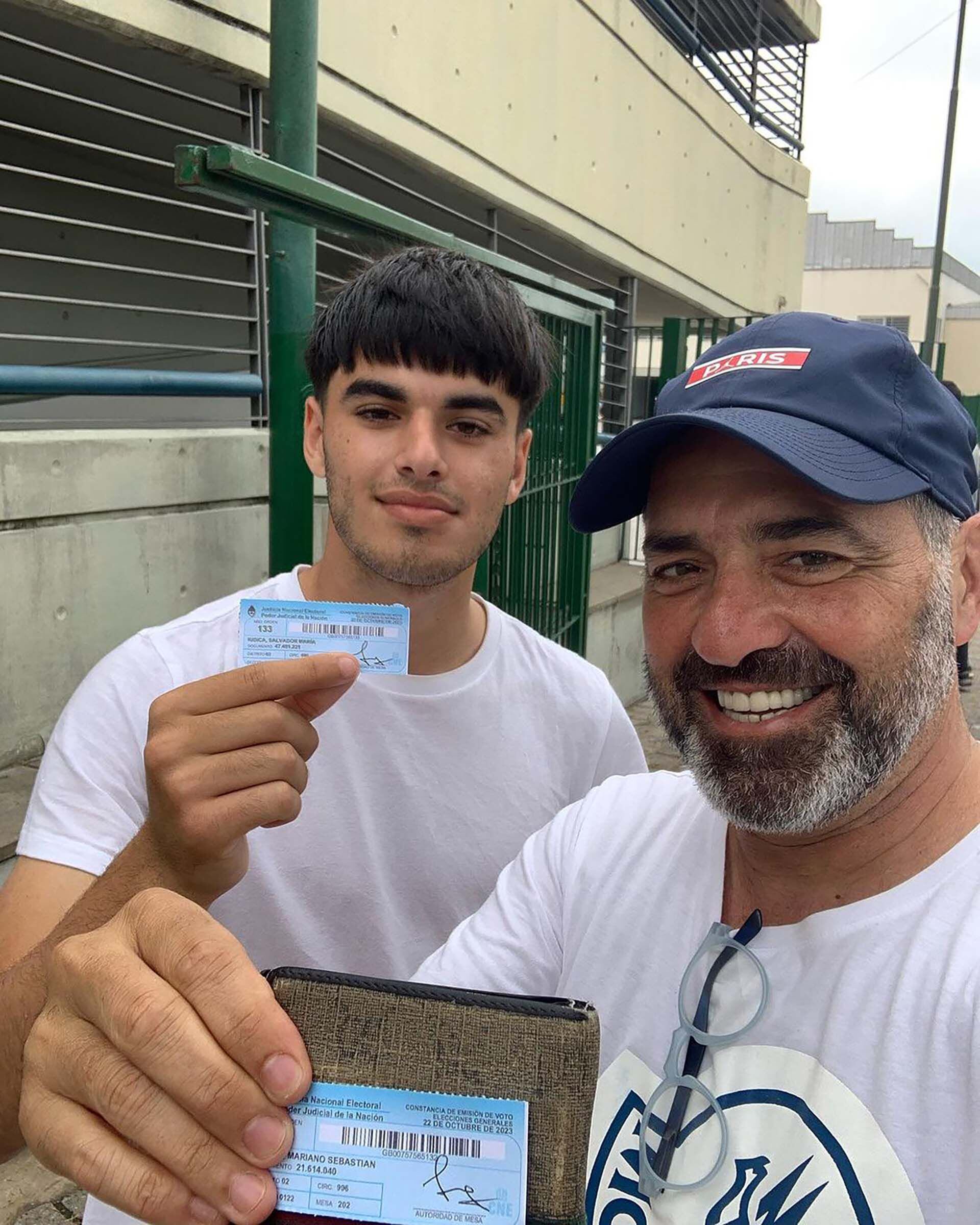 Mariano y Salvador Iudica (Foto: @marianoiudica)