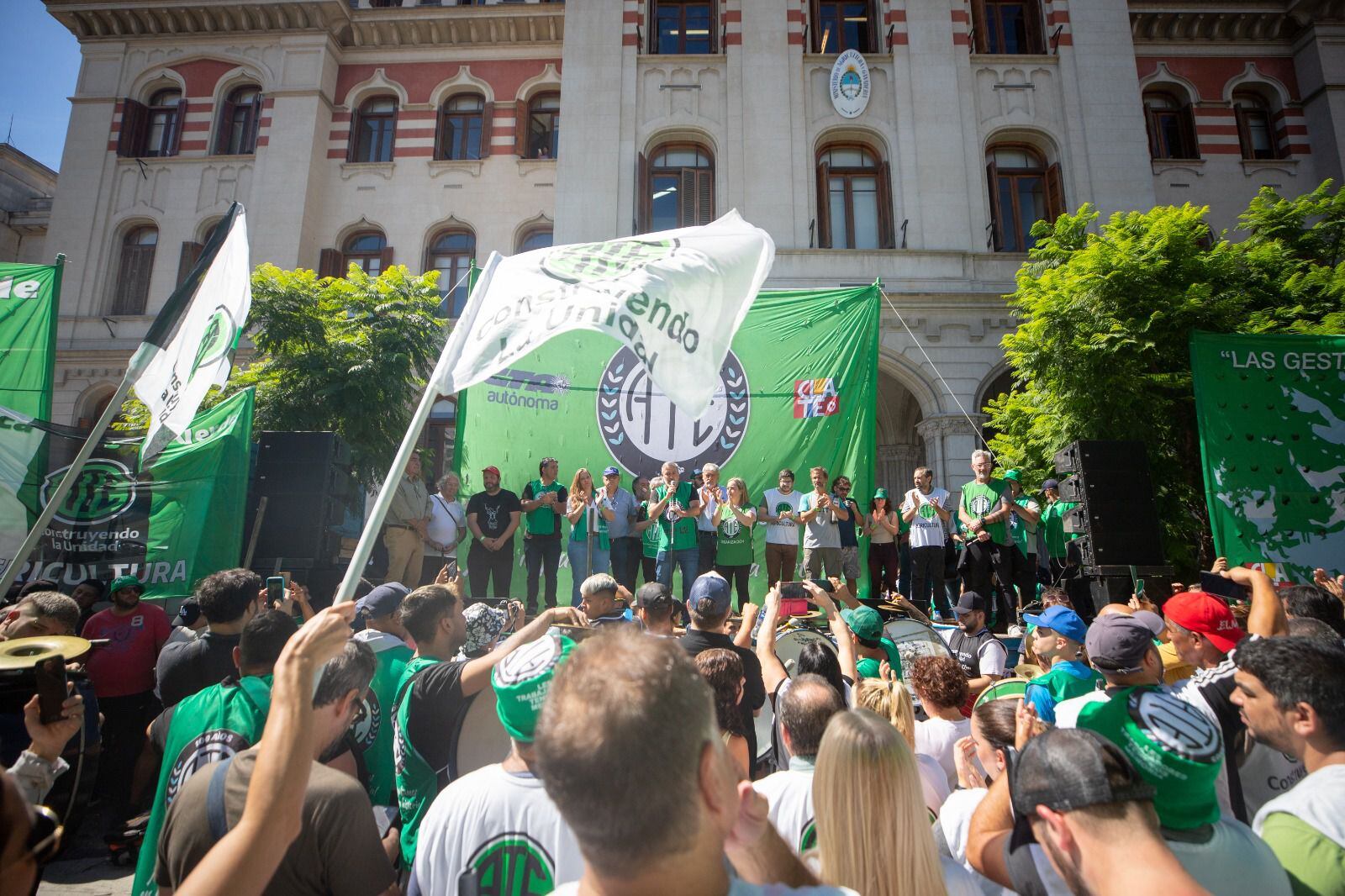 protesta ATE por despidos