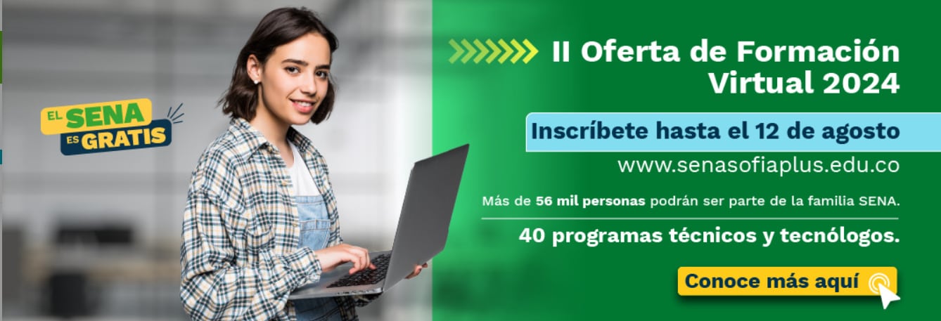 Esta convocatoria representa una oportunidad significativa para la inclusión educativa y la mejora de la competitividad laboral  - crédito captura de pantalla/Sena