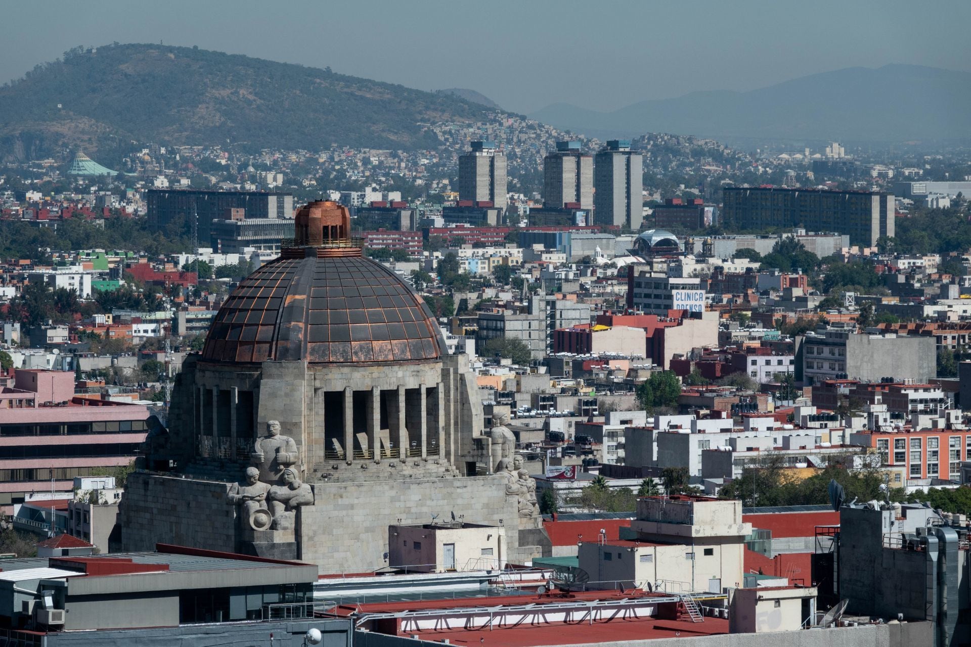 Vistas de la Ciudad de México y su calidad del aire