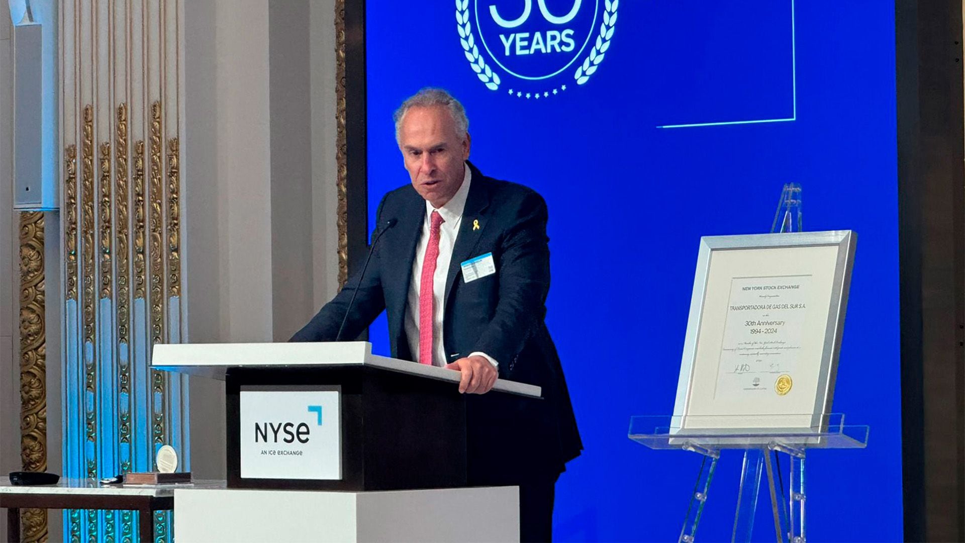 Marcelo Mindlin, esta semana en el NYSE en el aniversario de TGS 