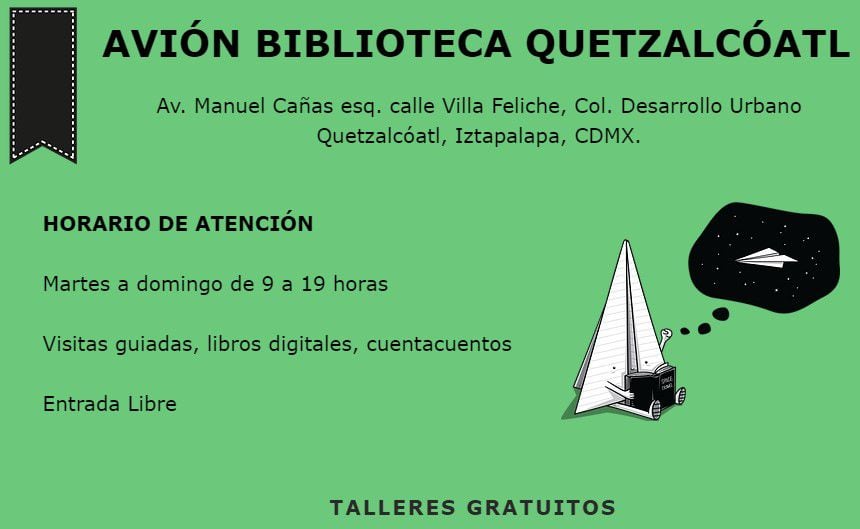 El avión biblioteca tiene entrada gratuita (Captura de pantalla)