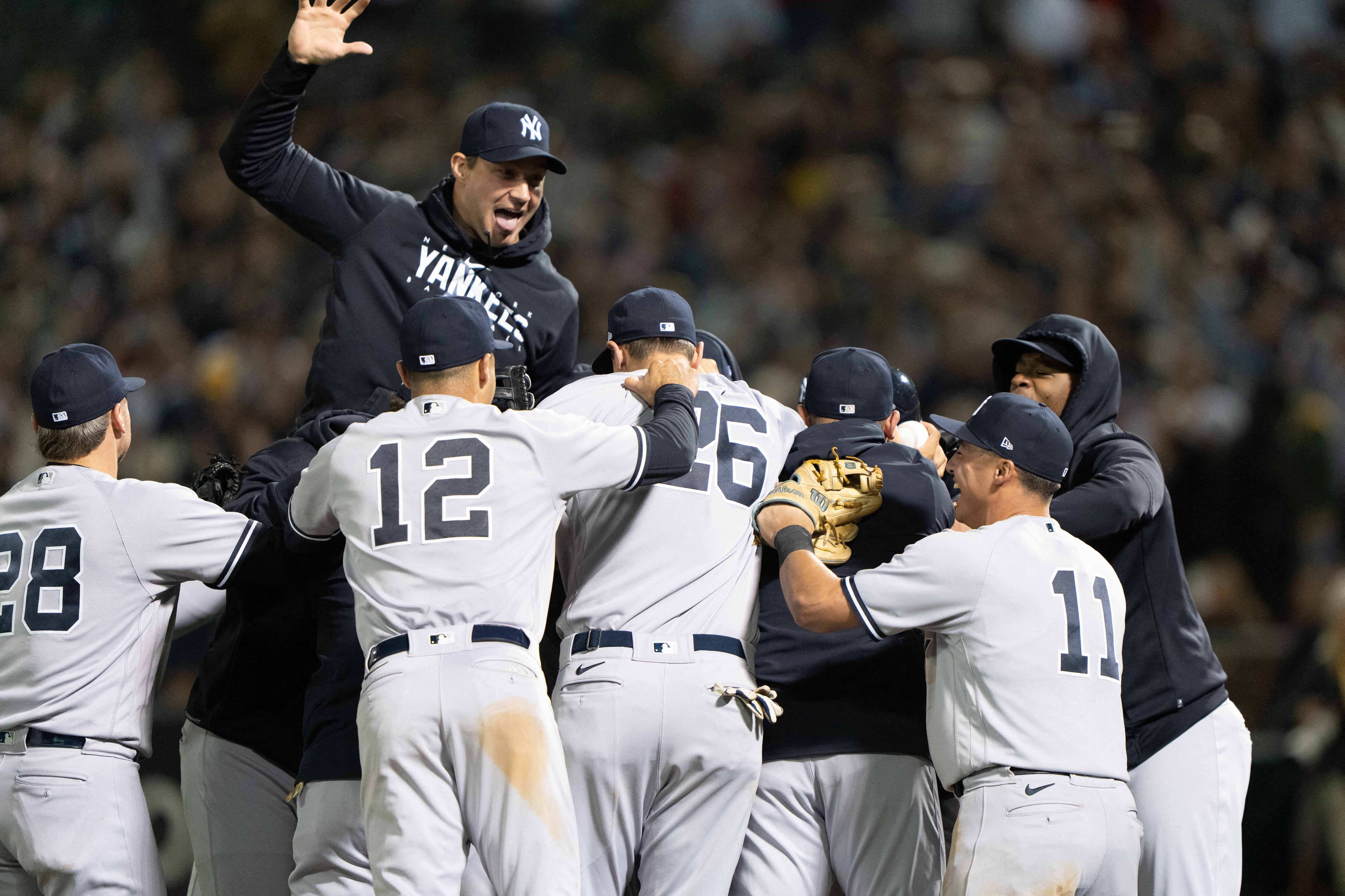 El dominicano Domingo Germán, de los Yankees de Nueva York, lanza el 24º  partido perfecto de la historia de la MLB