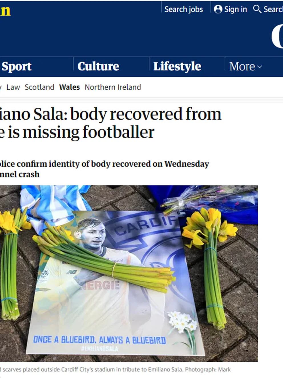 Eles determinaram qual foi a causa da morte de Emiliano Sala - Infobae