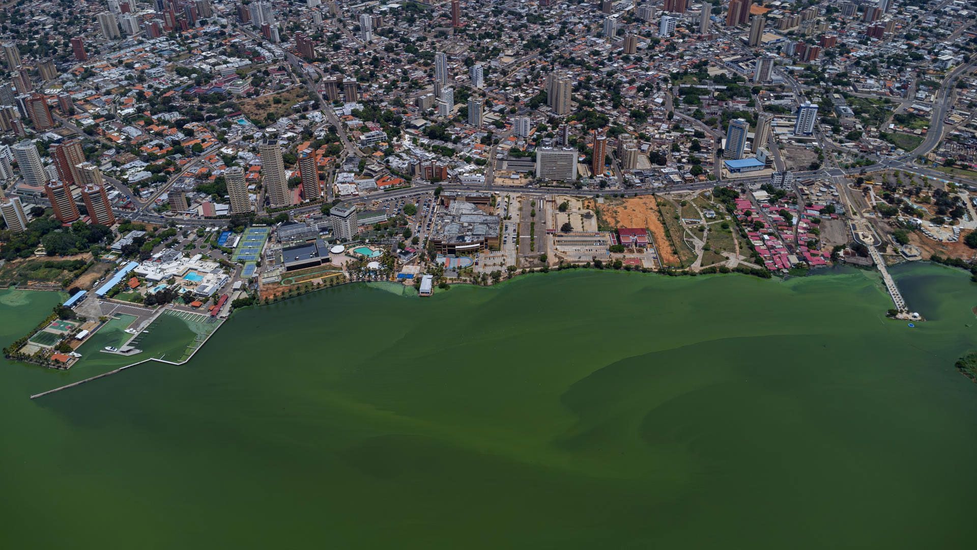 Vista panorámica del lago Maracaibo (EFE)