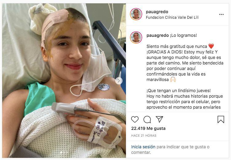 Paula Ágredo Jóven Caleña Que Sufrió Accidente En Bicicleta Se