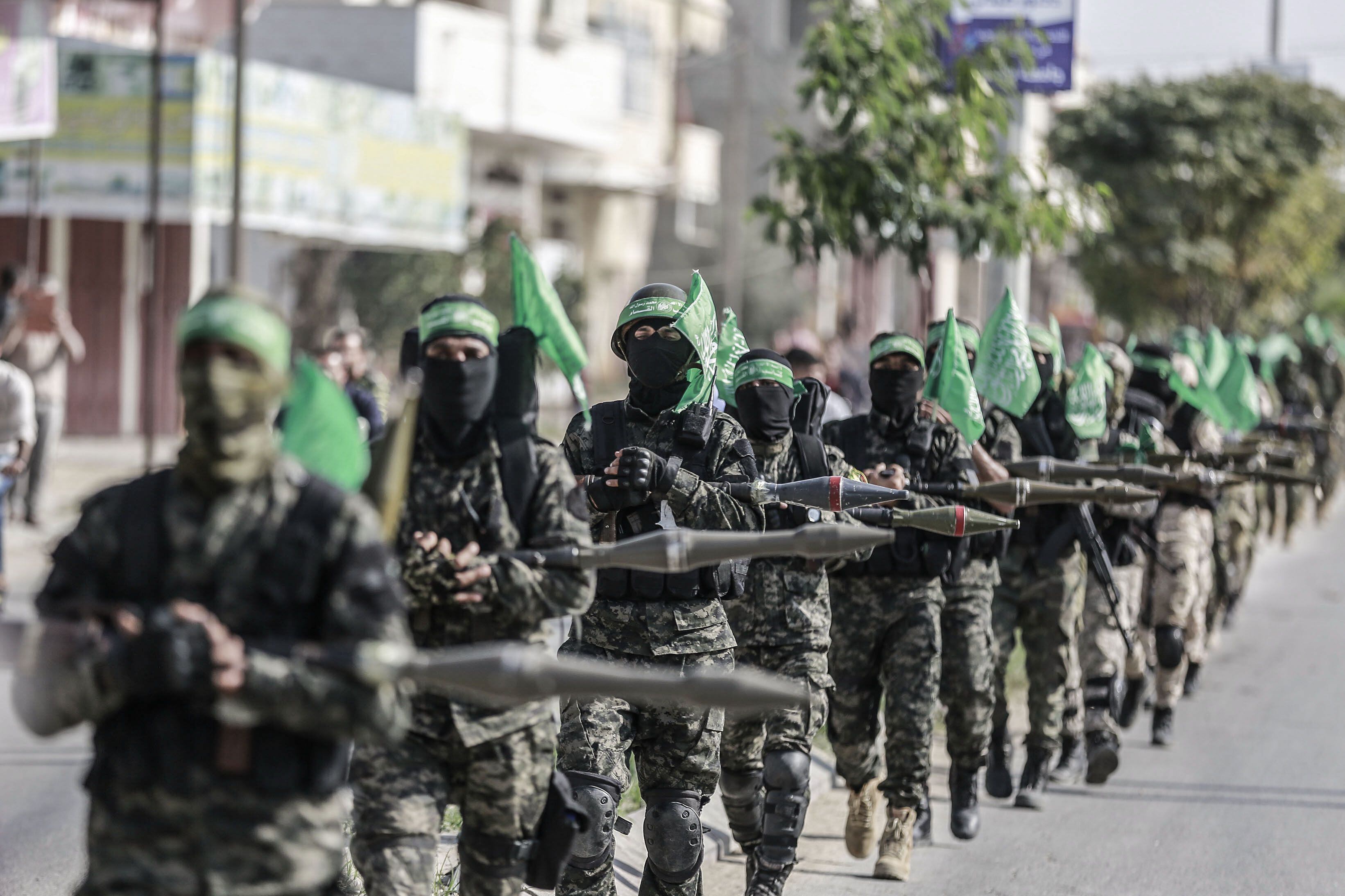 Los terroristas de Hamas utilizan edificios e infraestructura civil para lanzar sus ataques contra el Ejército israelí (Mohammed Talatene/dpa) 