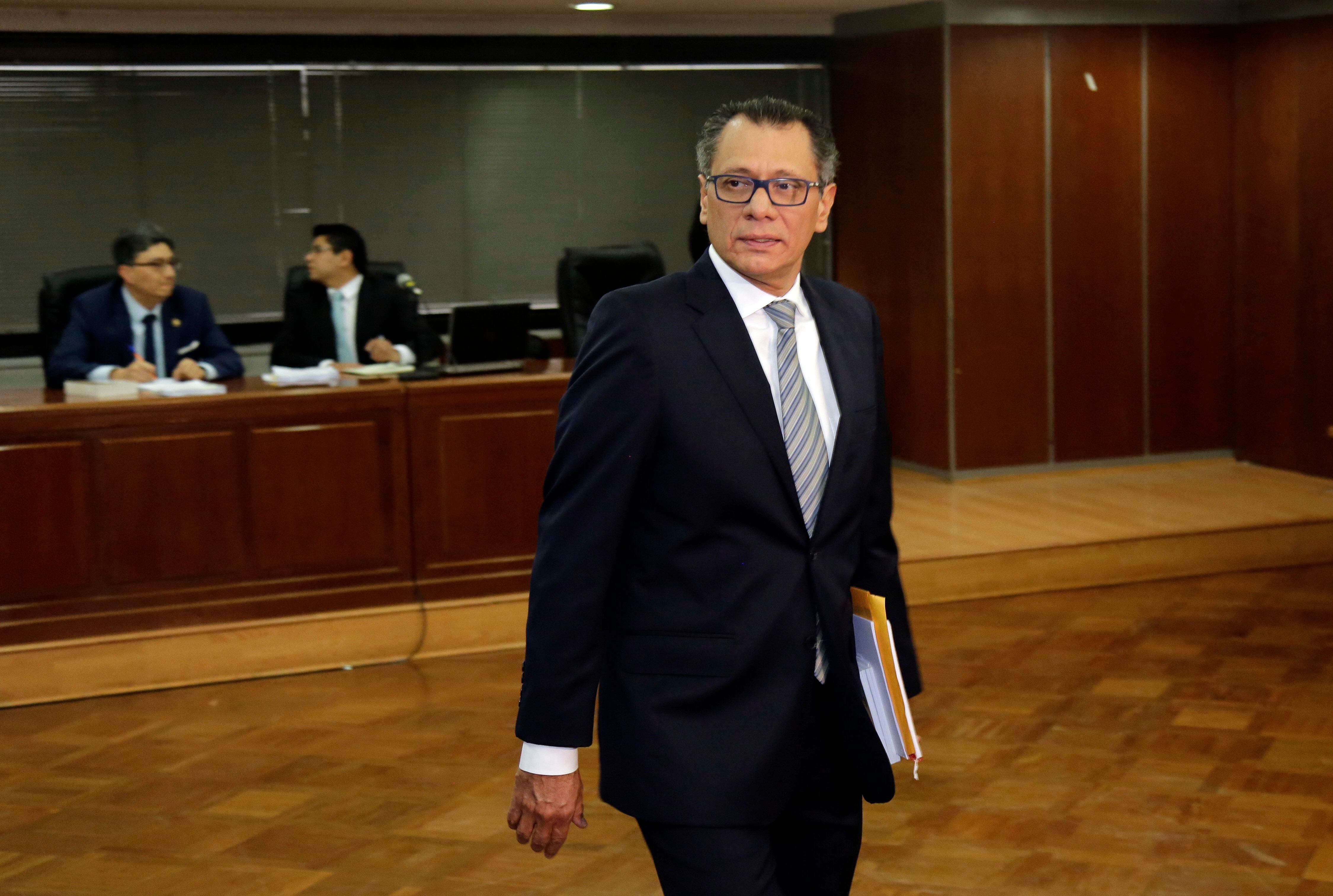 El ex vicepresidente de Ecuador, Jorge Glas, en 2018 (Foto AP/Dolores Ochoa)