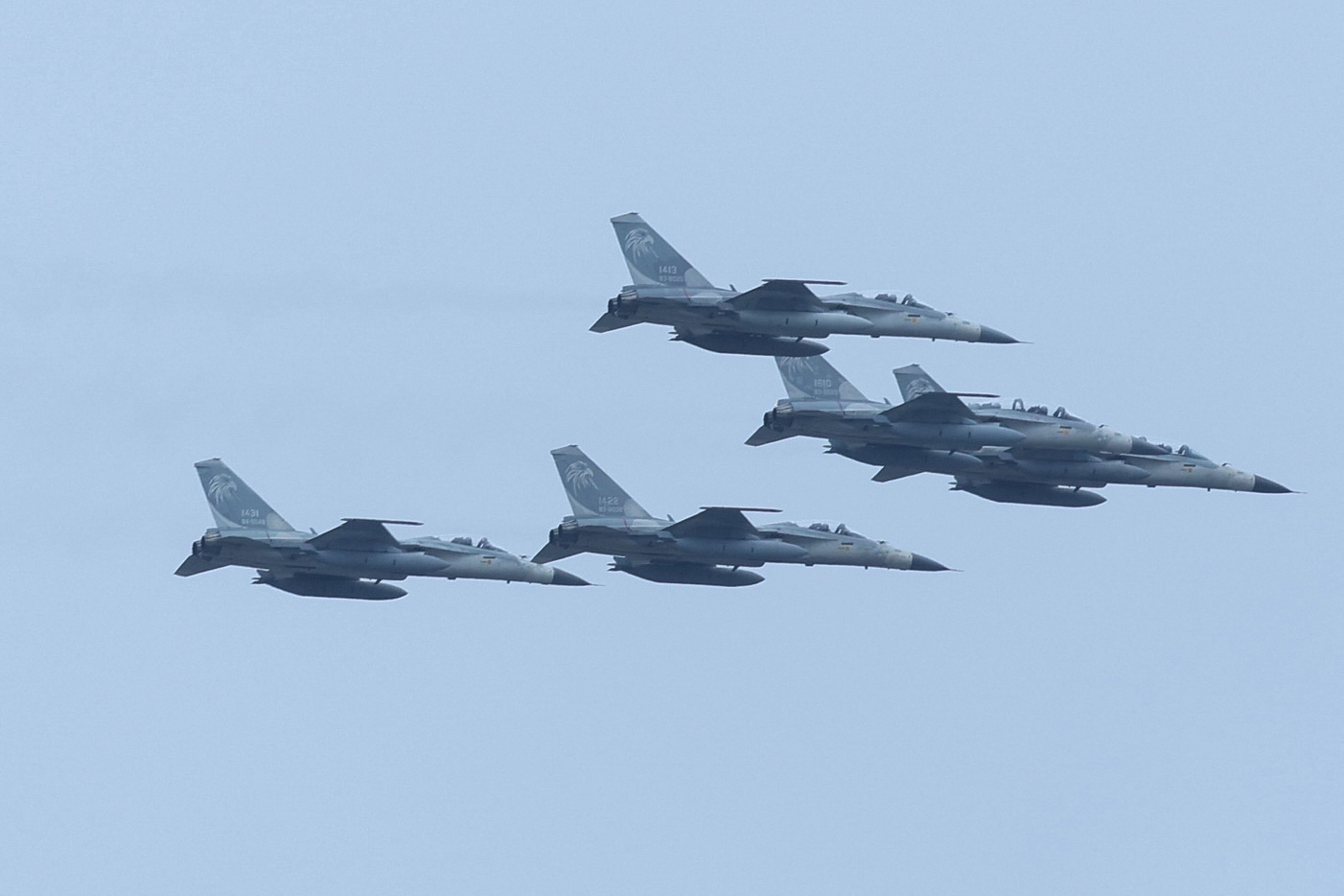 En respuesta a las hostilidades de China, Taiwán activó a sus fuerzas marítimas, aéreas y terrestres para garantizar la defensa de su soberanía (REUTERS/Ann Wang)