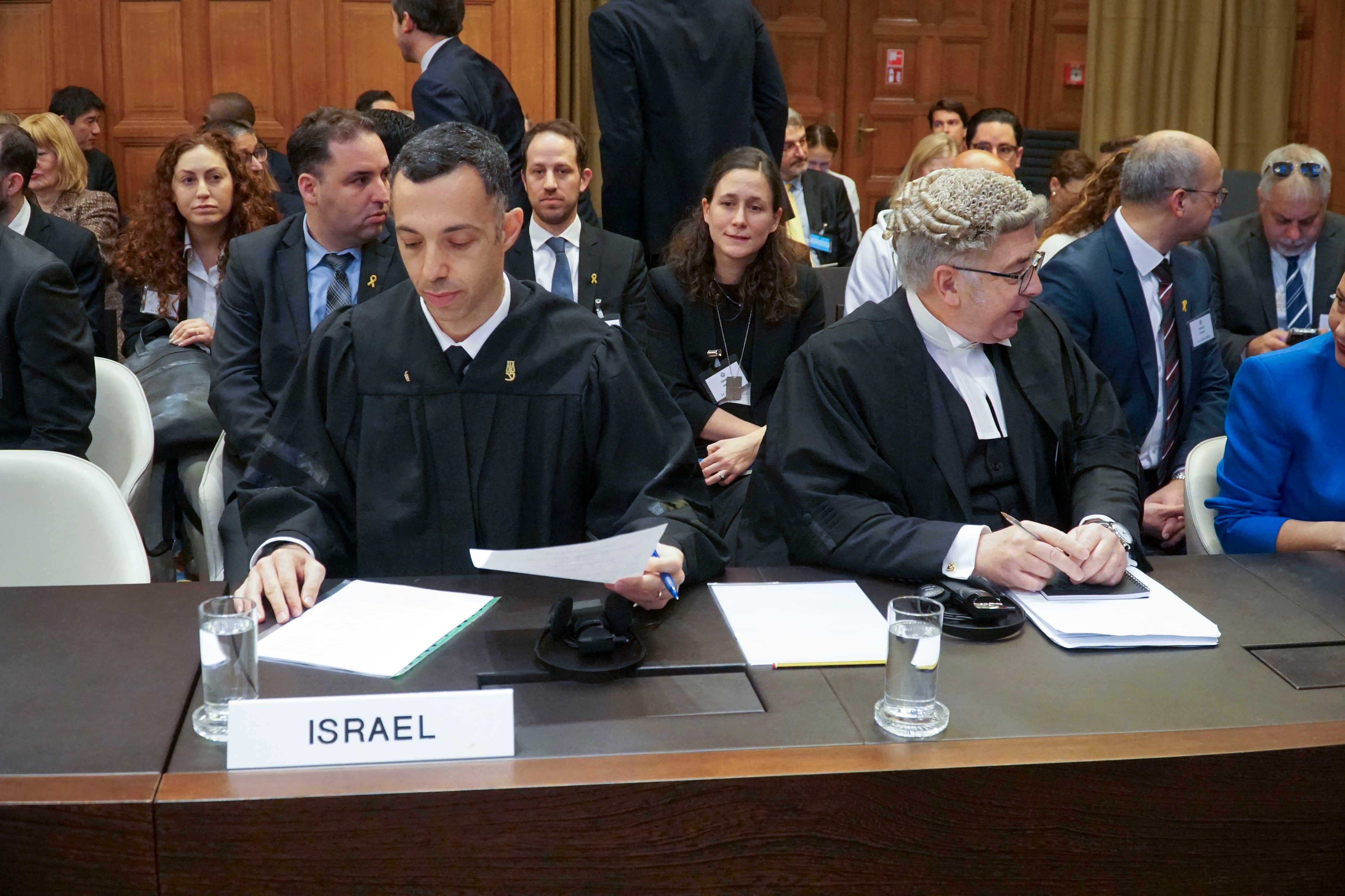 Foto Archivo. El Equipo legal de Israel defiende ante la Corte Internacional de Justicia (CIJ) las acusaciones sudafricanas EFE/ Imane Rachidi 