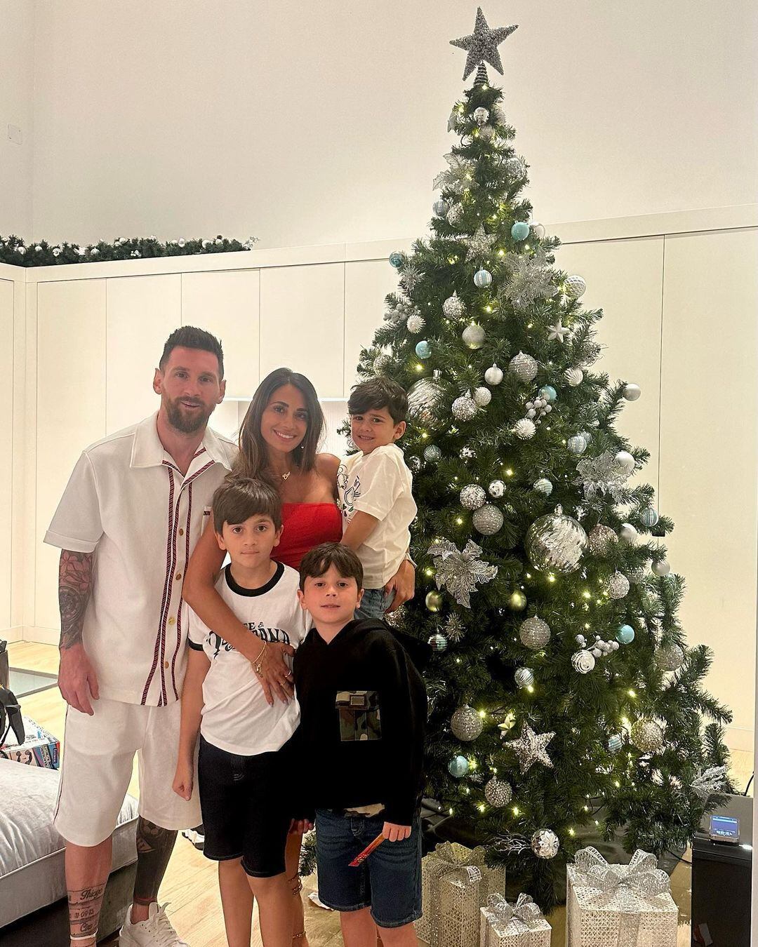Navidad Familia Messi
