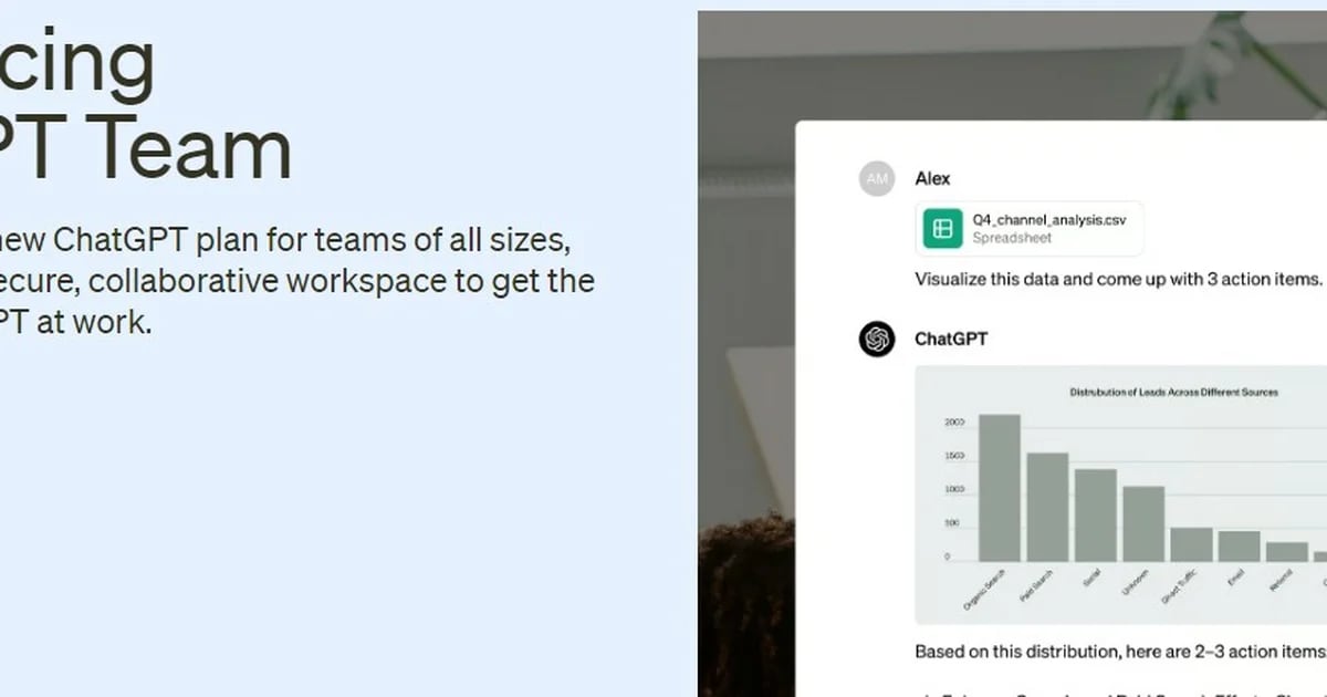 ChatGPT team: OpenAI’s new bet for small work teams