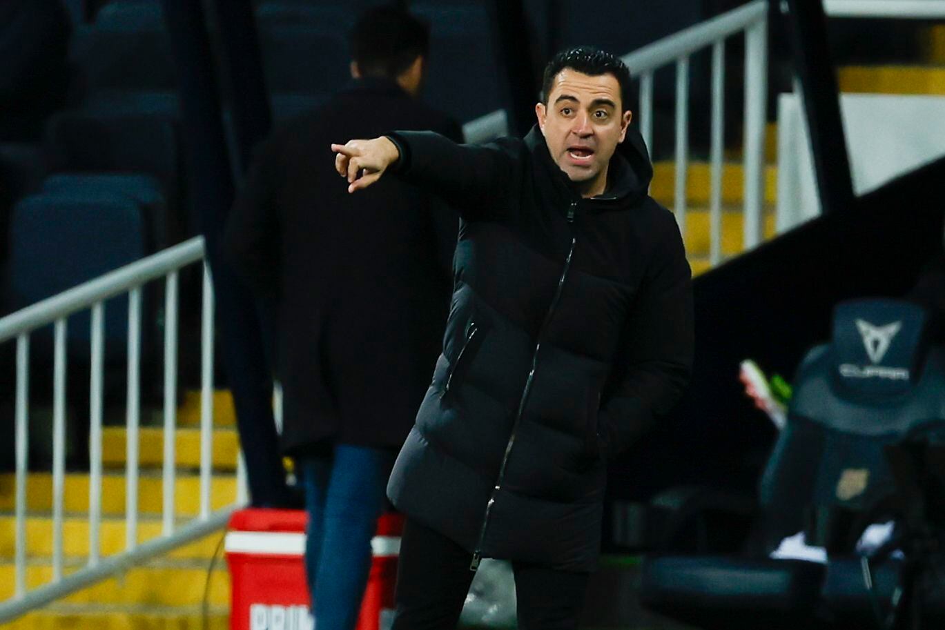 El técnico del Barcelona Xavi Hernandez (AP Foto/Joan Monfort)