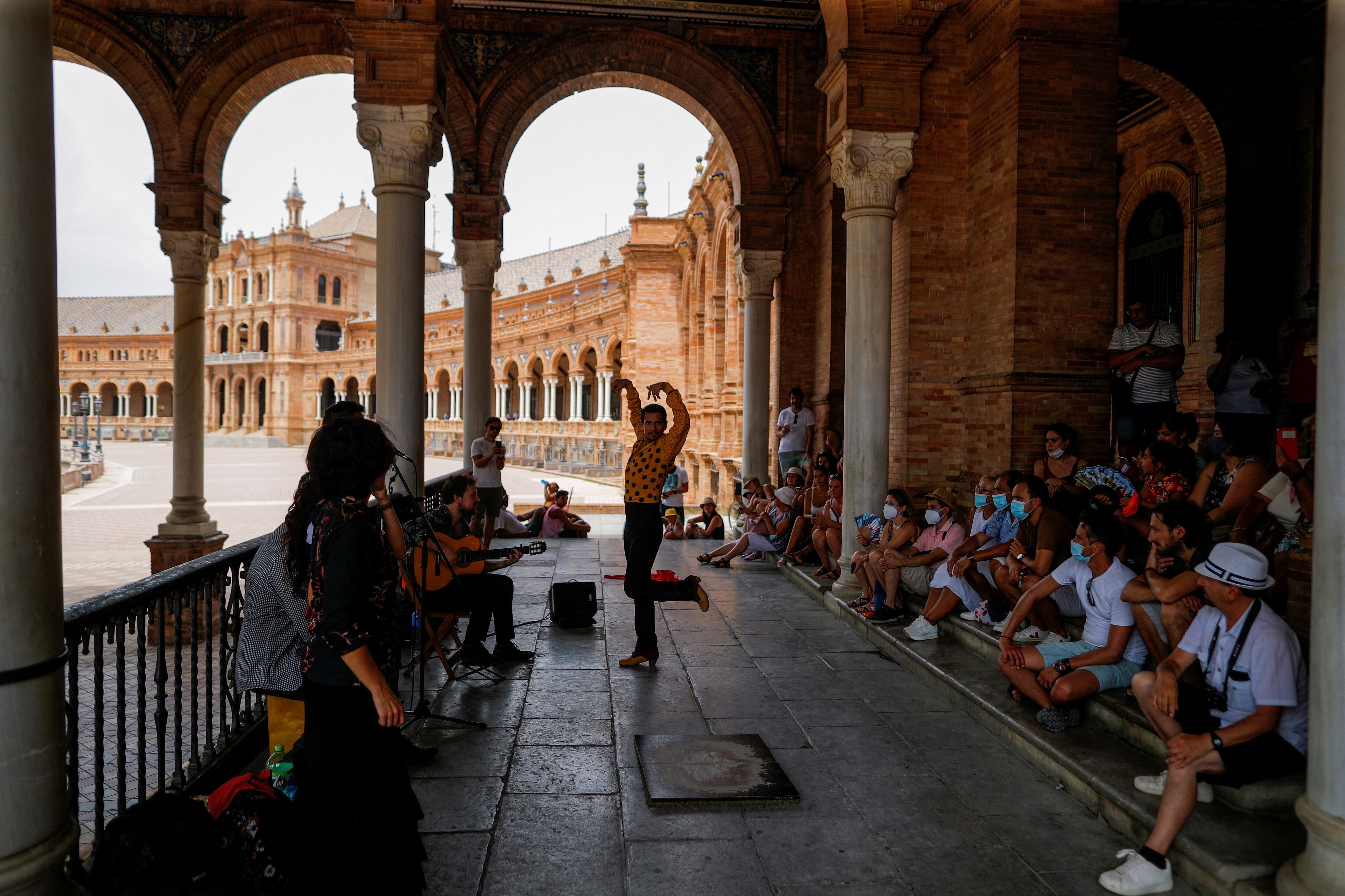 Plaza de España en Sevilla.( REUTERS/Jon Nazca/File Photo)