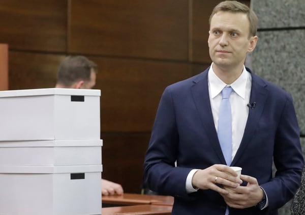 Alexei Navalny, principal opositor al gobierno ruso que denunció un caso de corrupción evidenciado por los contenidos publicados (Reuters)